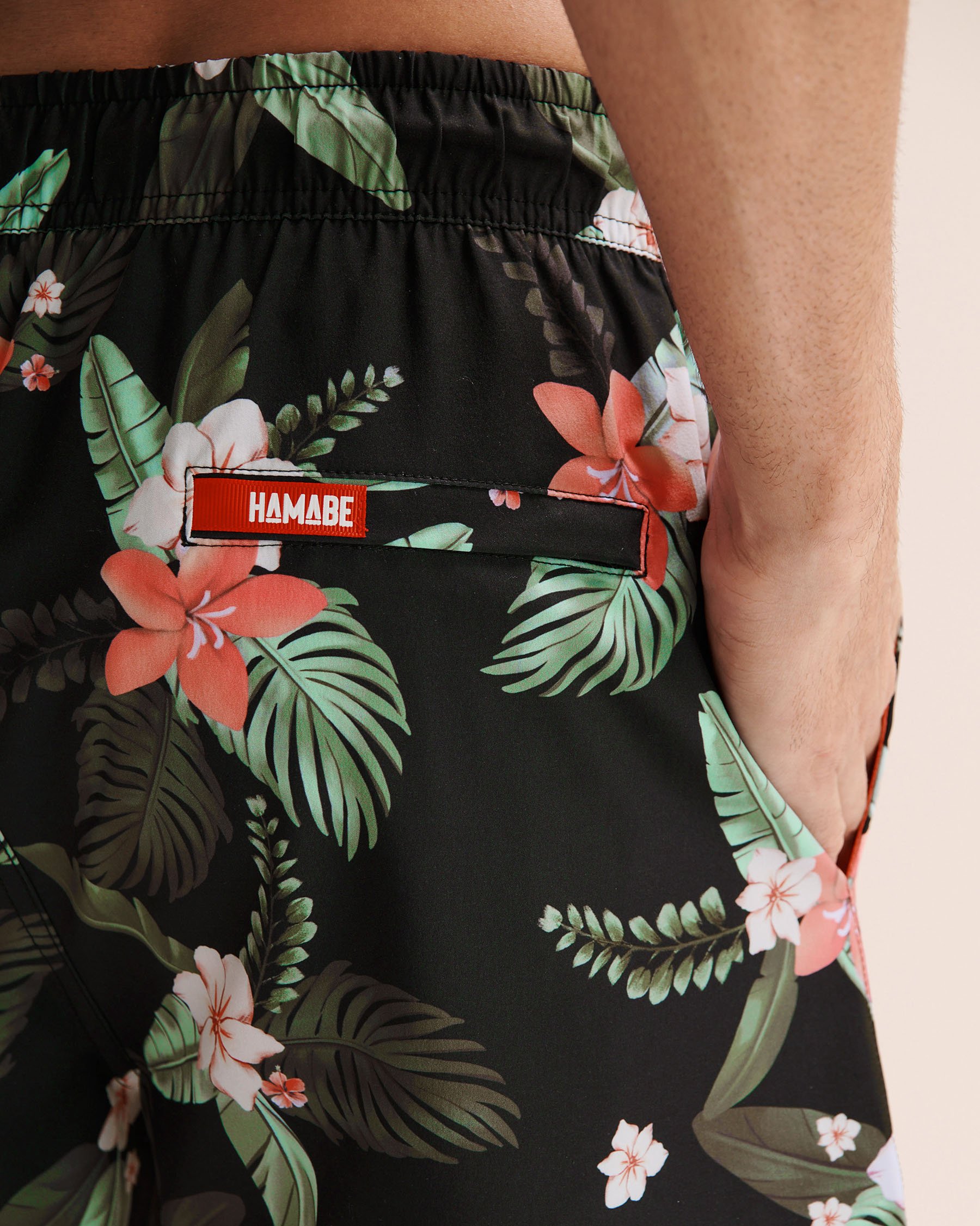 HAMABE Compression Liner Volley Swimsuit Black 03100070 - View6