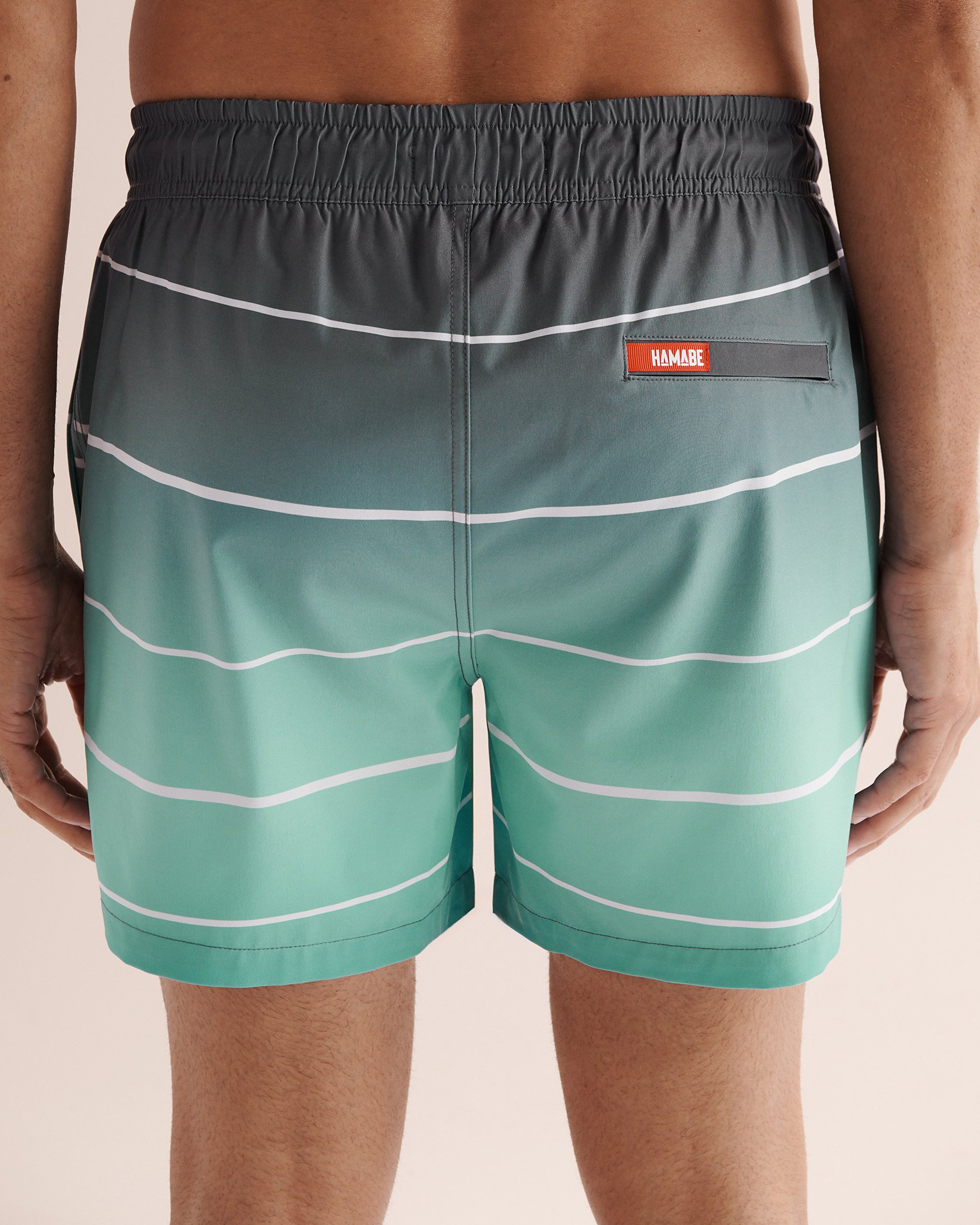 HAMABE Compression Liner Volley Swimsuit Grey, White, Blue 03100070 - View2