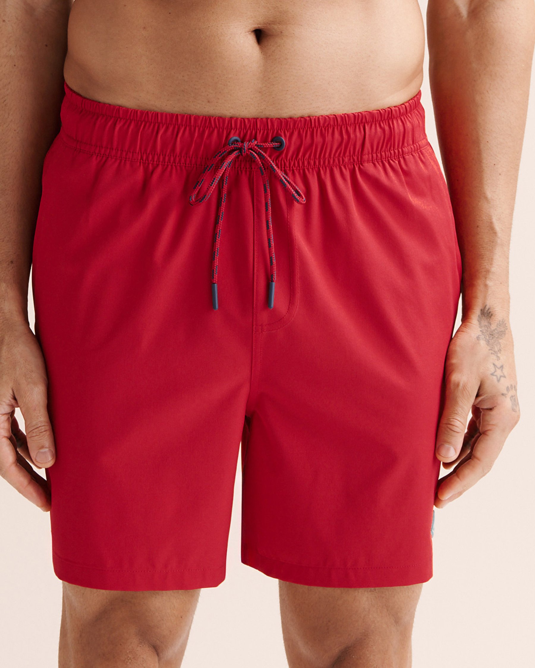 SHORELINE SEVEN Maillot volley avec doublure de compression Rouge jalapeño 03100073 - View1