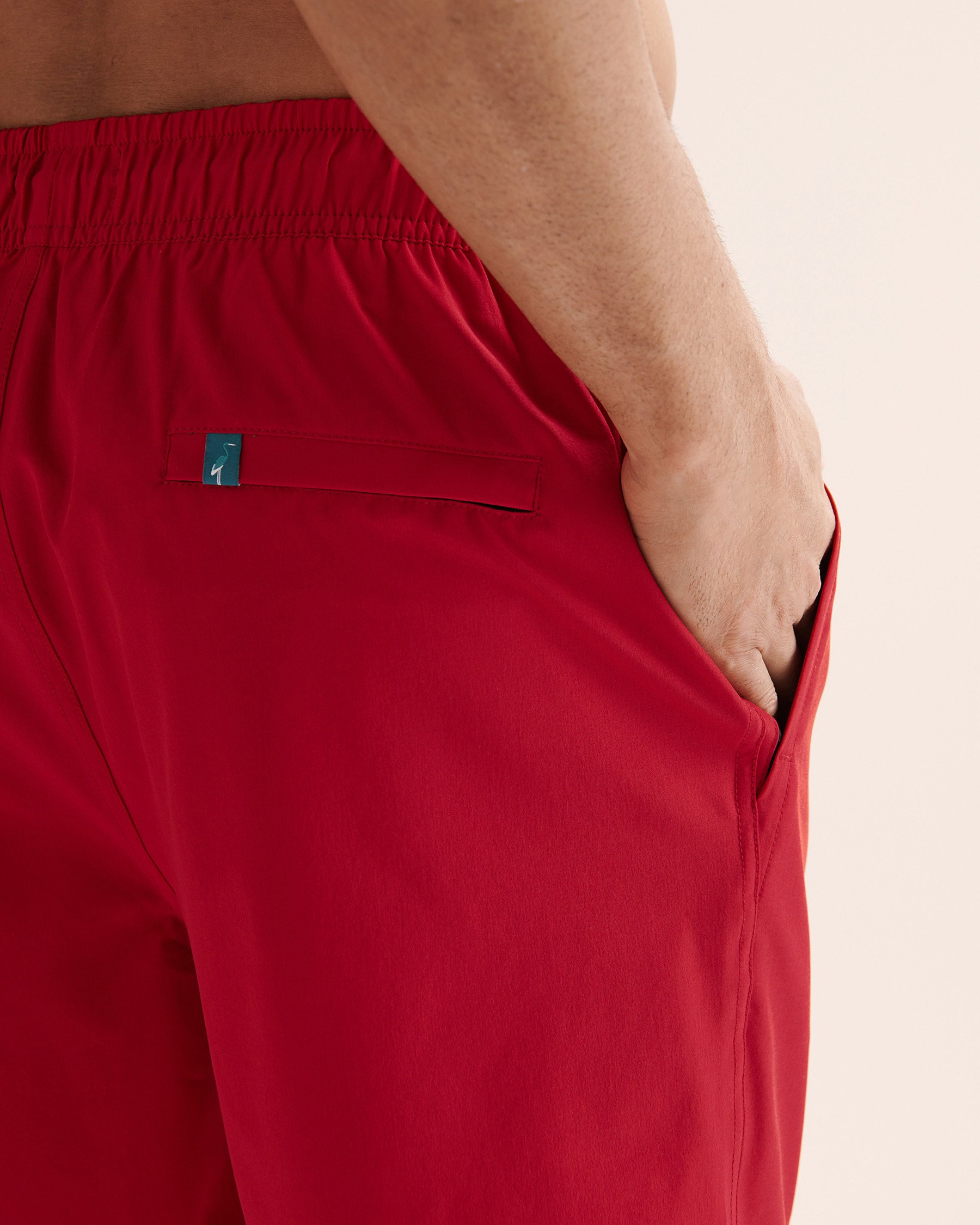 SHORELINE SEVEN Maillot volley avec doublure de compression Rouge jalapeño 03100073 - Voir4