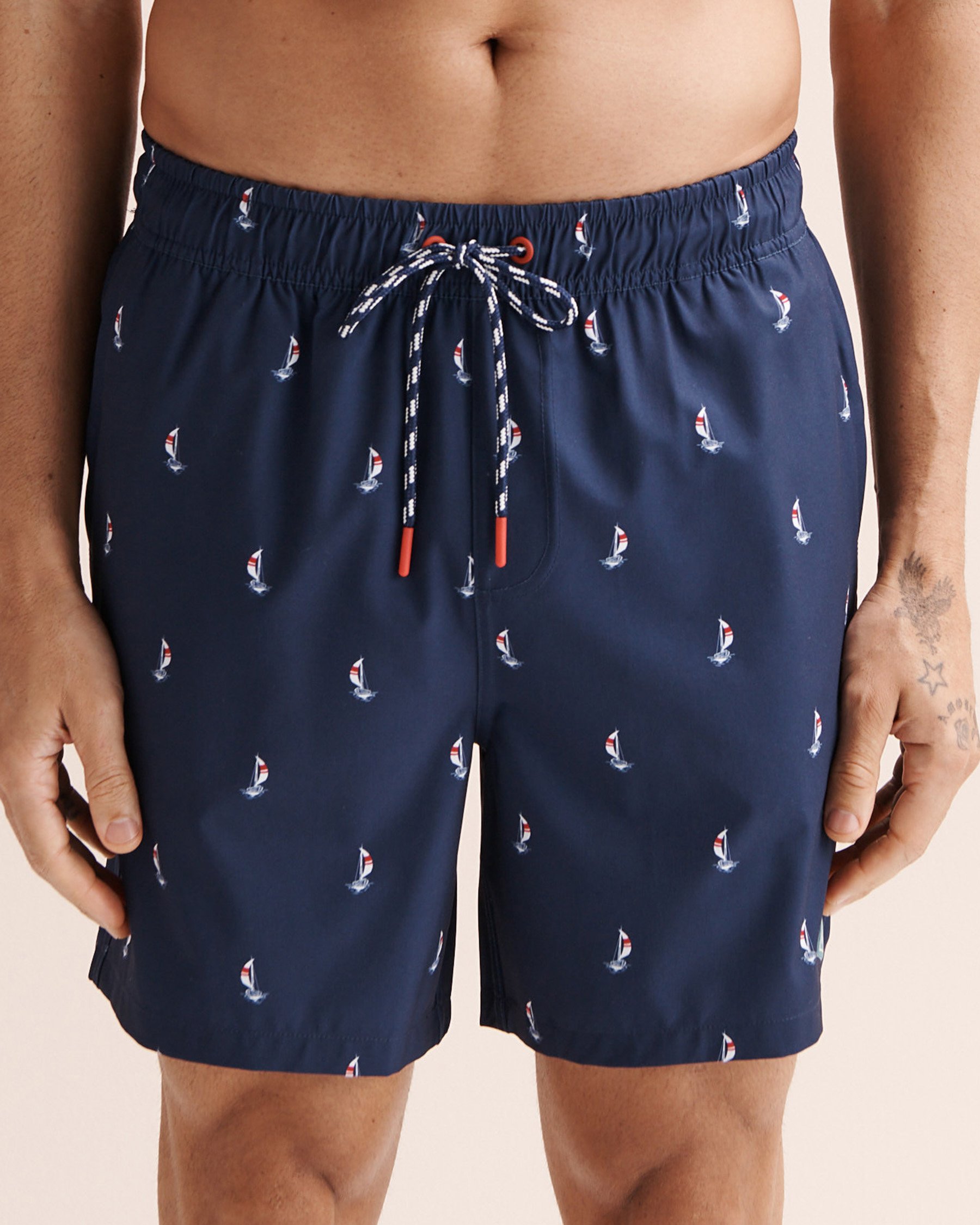 SHORELINE SEVEN Maillot volley avec doublure de compression Bleu 03100073 - View1