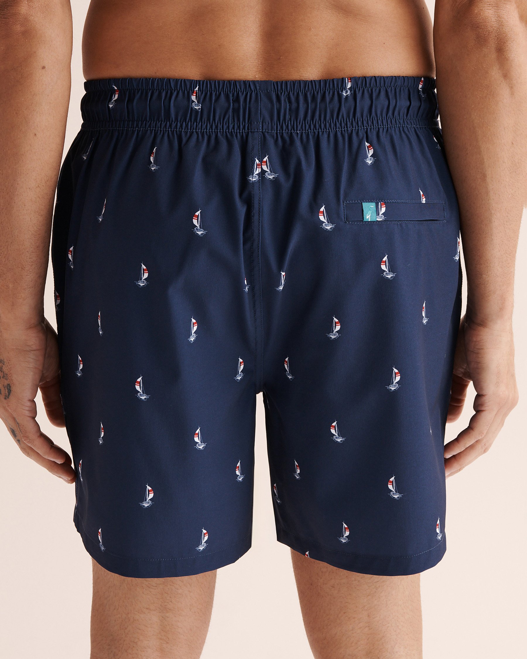 SHORELINE SEVEN Maillot volley avec doublure de compression Bleu 03100073 - View2