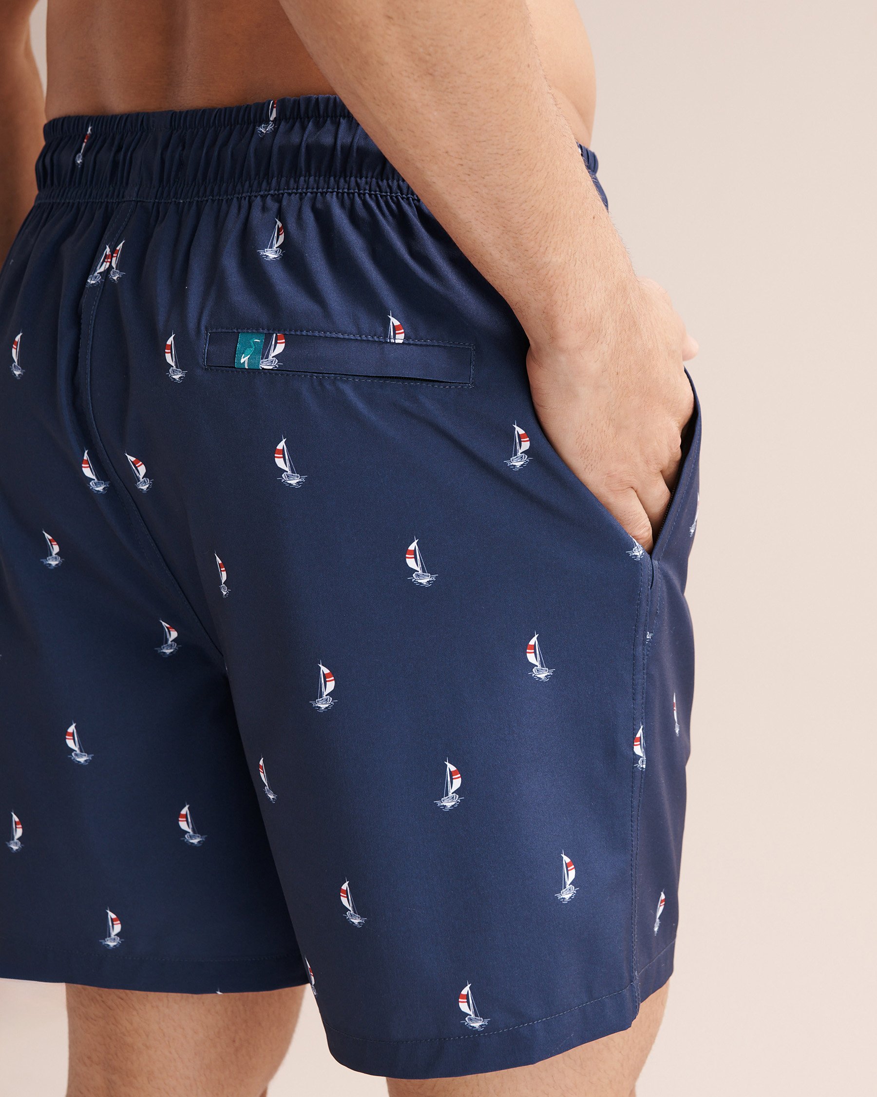 SHORELINE SEVEN Maillot volley avec doublure de compression Bleu 03100073 - Voir4