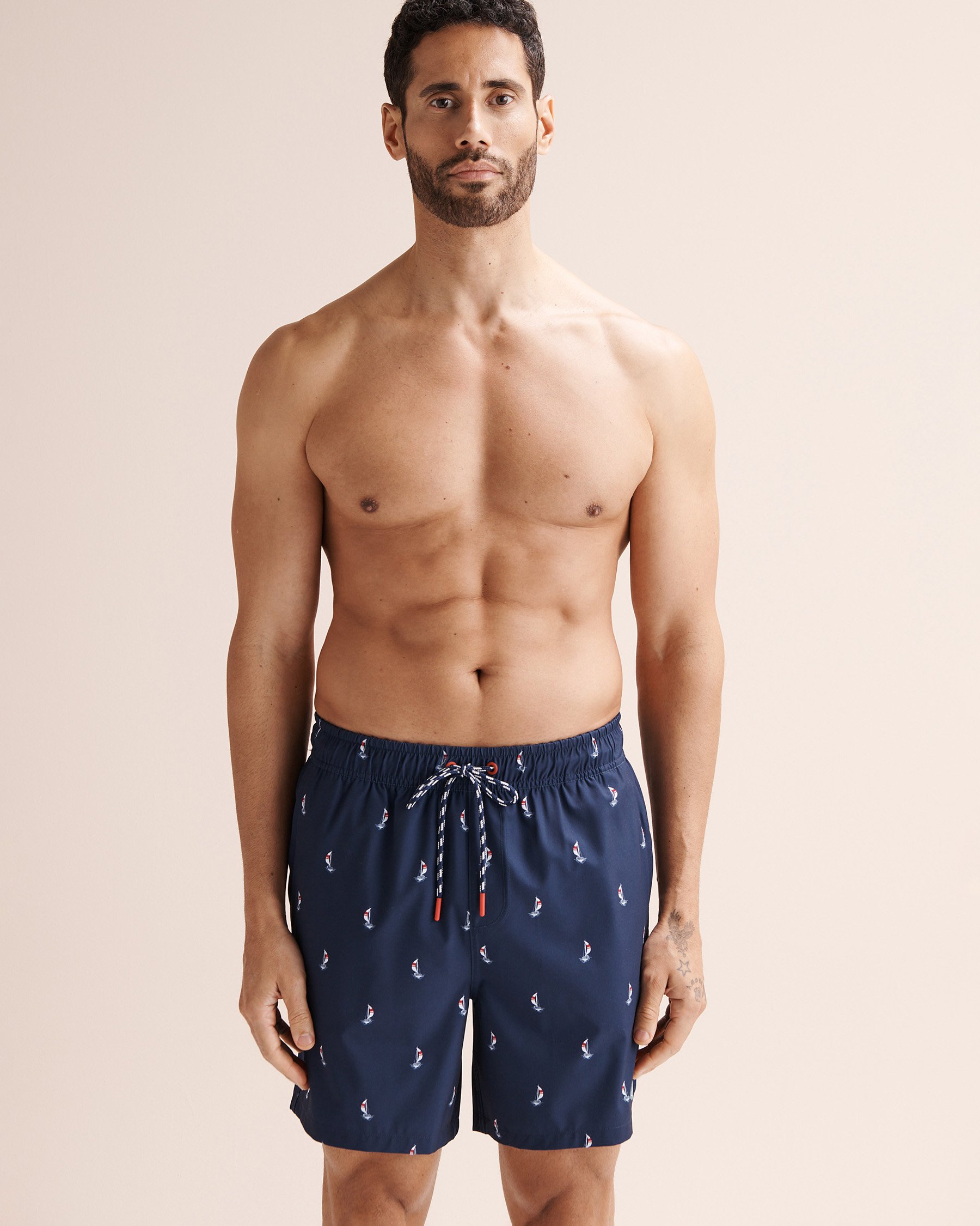 SHORELINE SEVEN Maillot volley avec doublure de compression Bleu 03100073 - Voir6