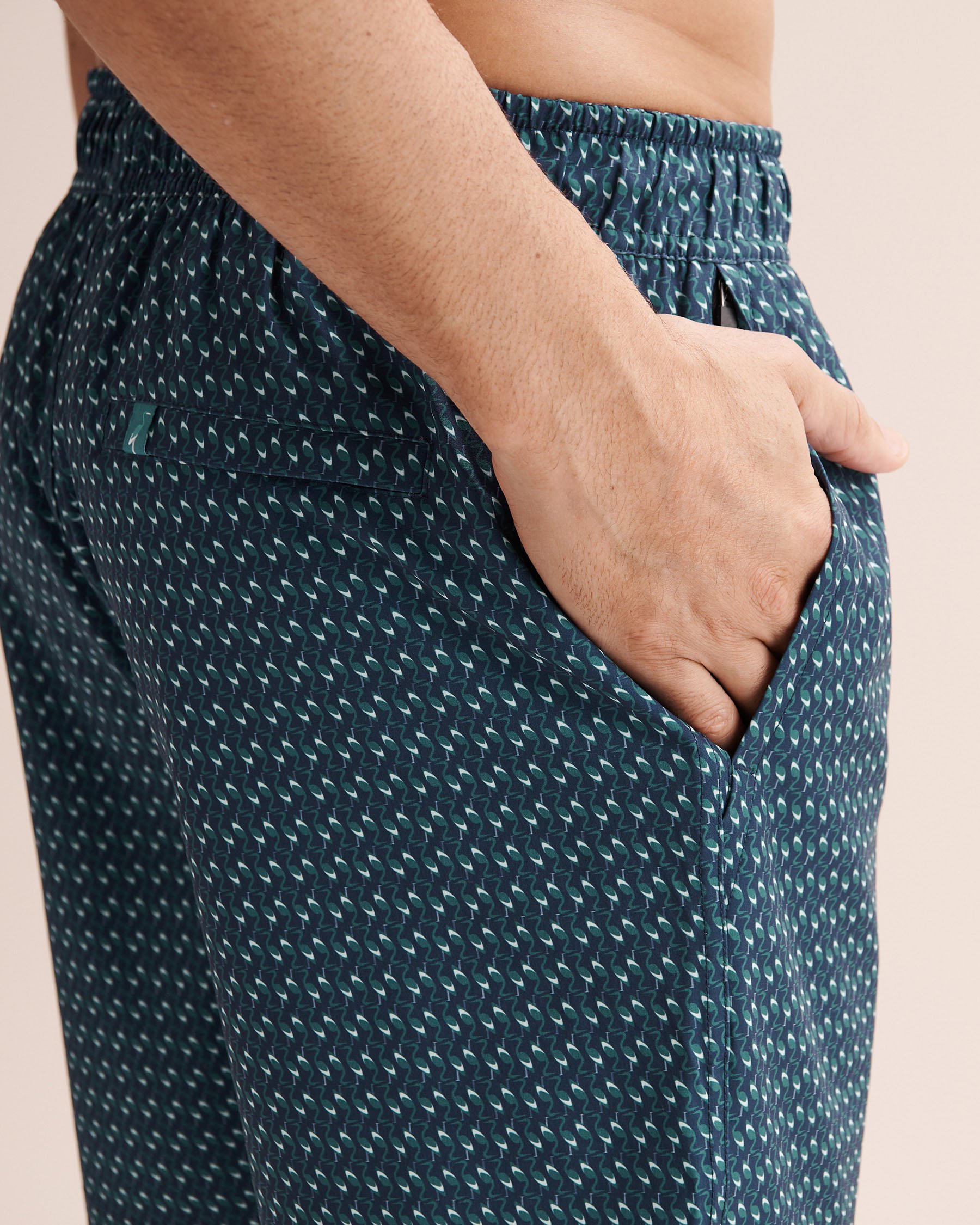 SHORELINE SEVEN Maillot volley avec doublure de compression Bleu 03100073 - Voir4