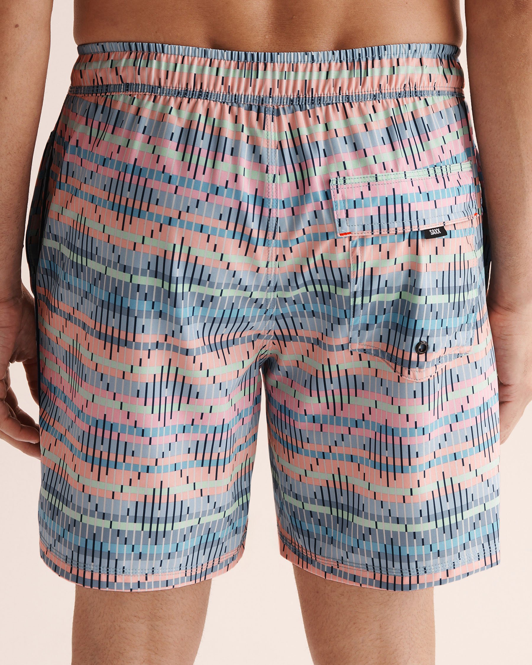 SAXX Maillot volley 2 en 1 extensible 7" avec doublure Oh Buoy Couleurs multiples 26S05R7 - View5