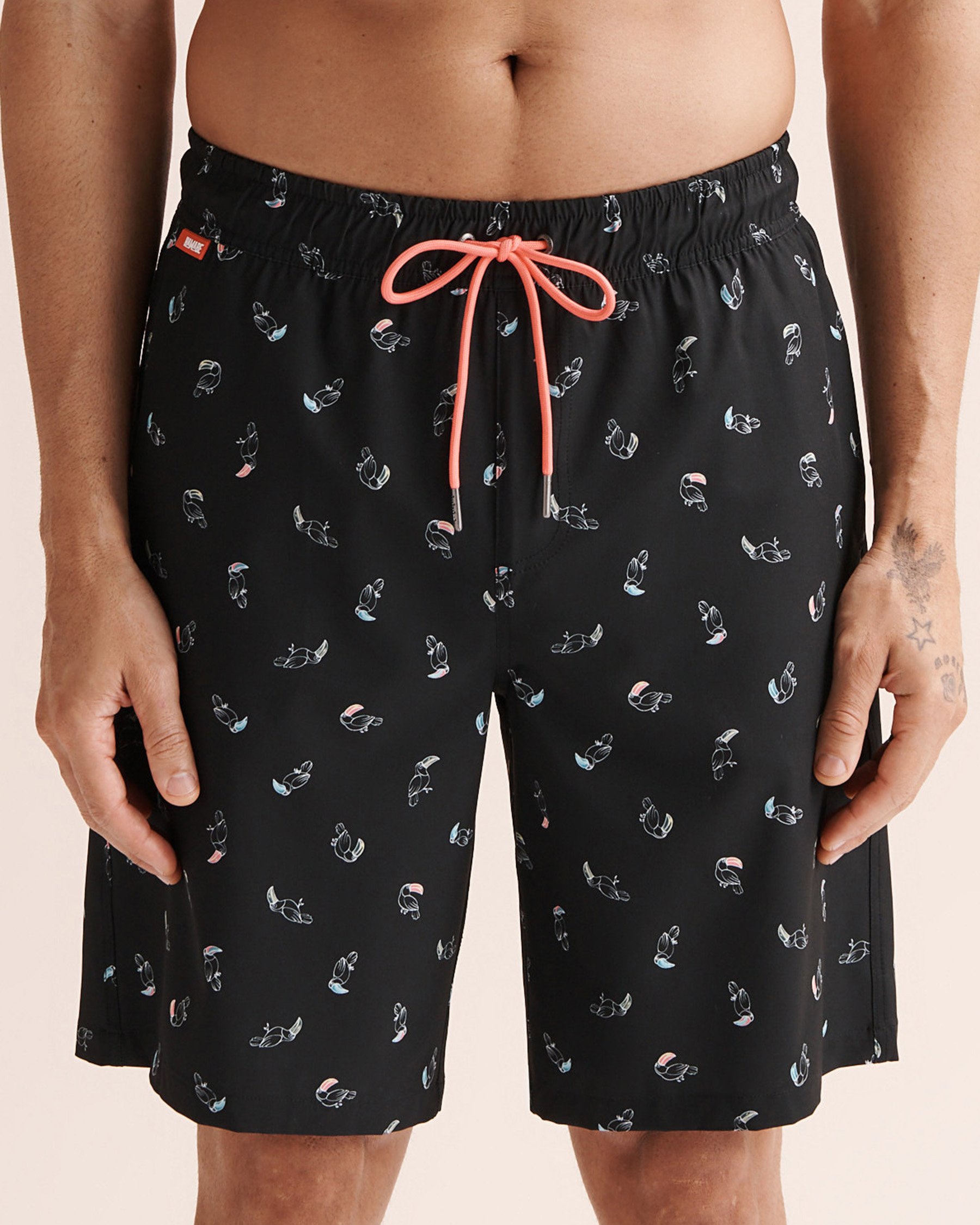 HAMABE Maillot volley long avec doublure confort Noir 03100072 - View1