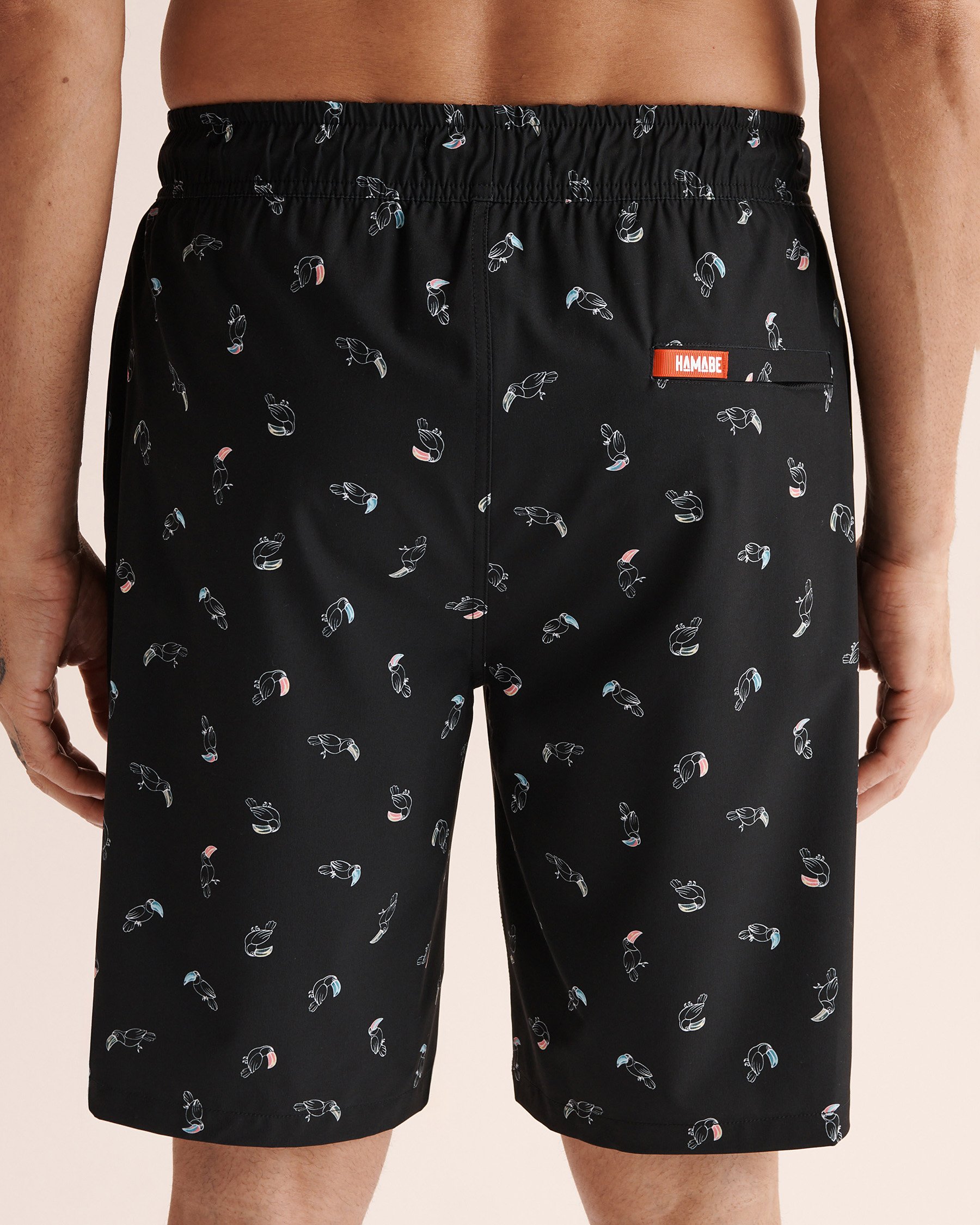 HAMABE Maillot volley long avec doublure confort Noir 03100072 - View2