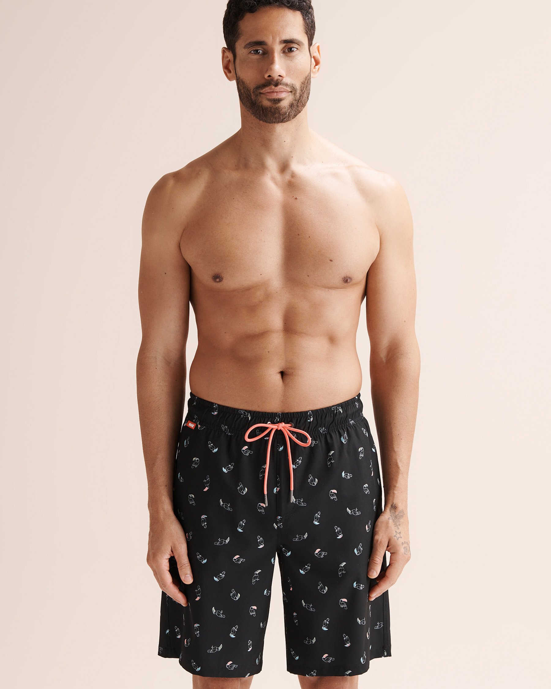 HAMABE Maillot volley long avec doublure confort Noir 03100072 - Voir5