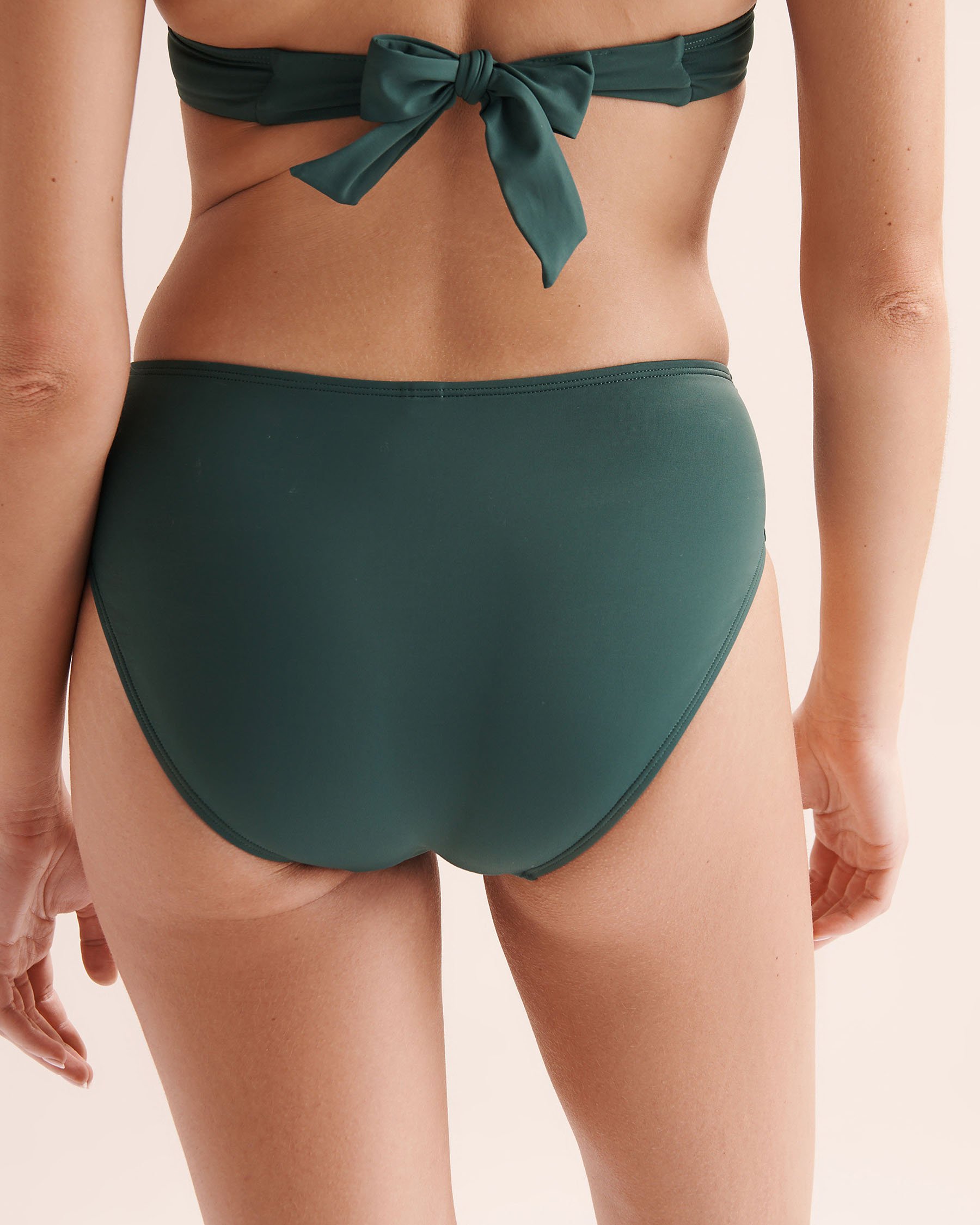 COSTA DEL REY Chic Mid-Rise Bikini Bottom Green 01300575 - View4