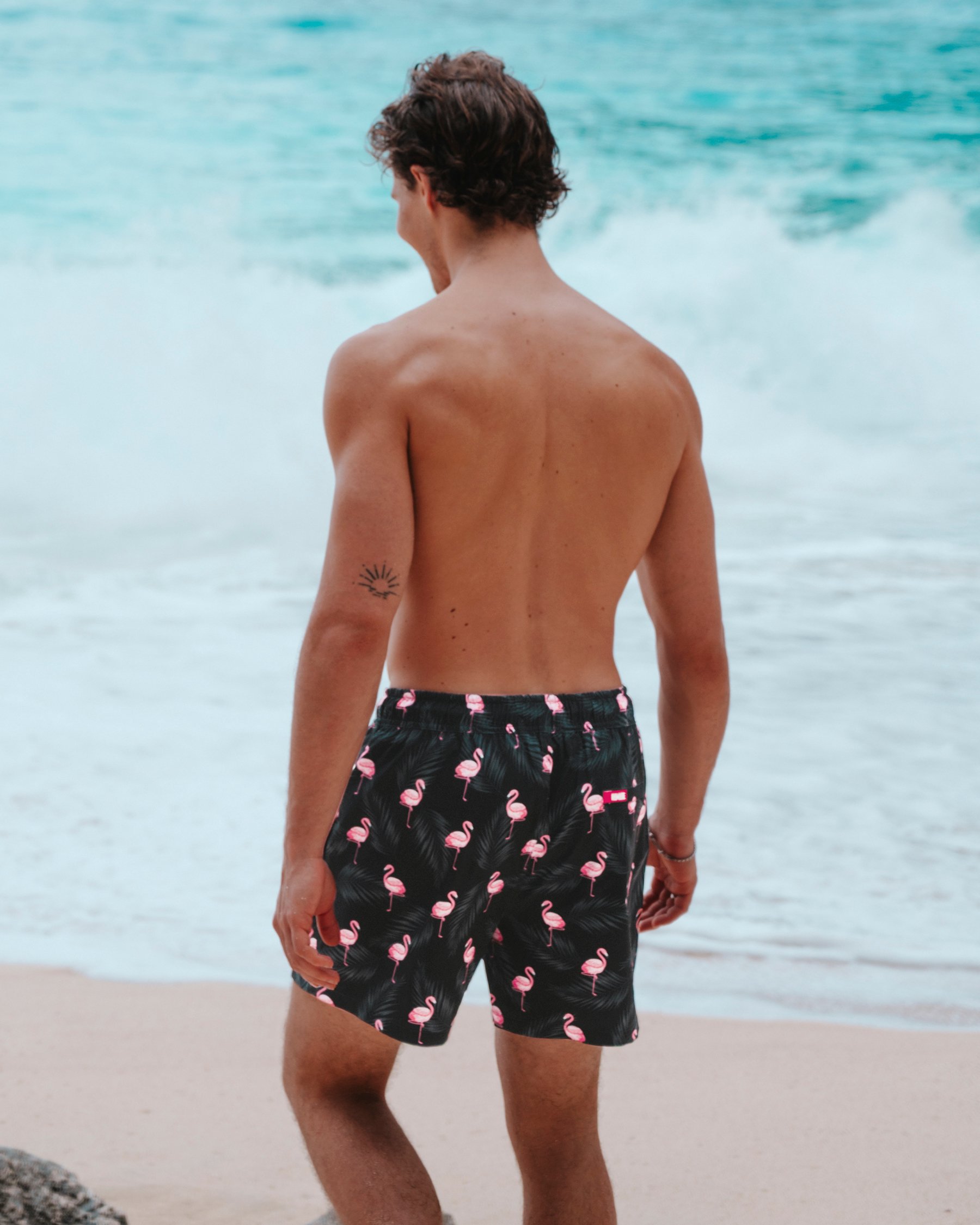 HAMABE Compression Liner Volley Swimsuit Black 03100076 - View4