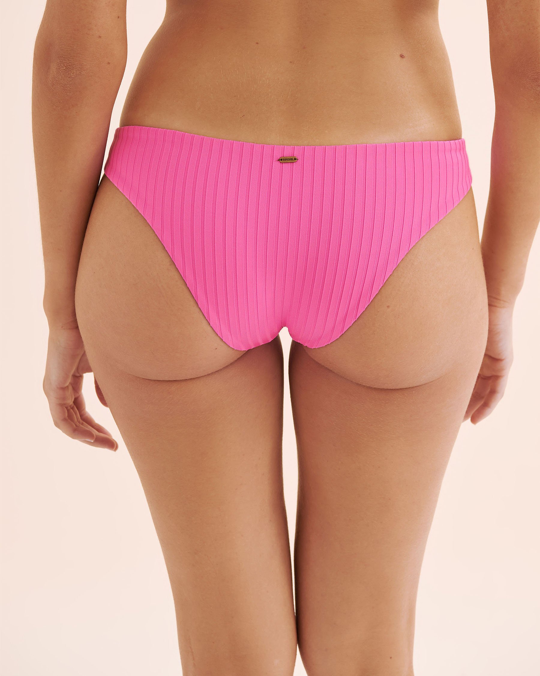 RIP CURL Eco Premium Surf Cheeky Bikini Bottom Pink 0AQWSW - View2