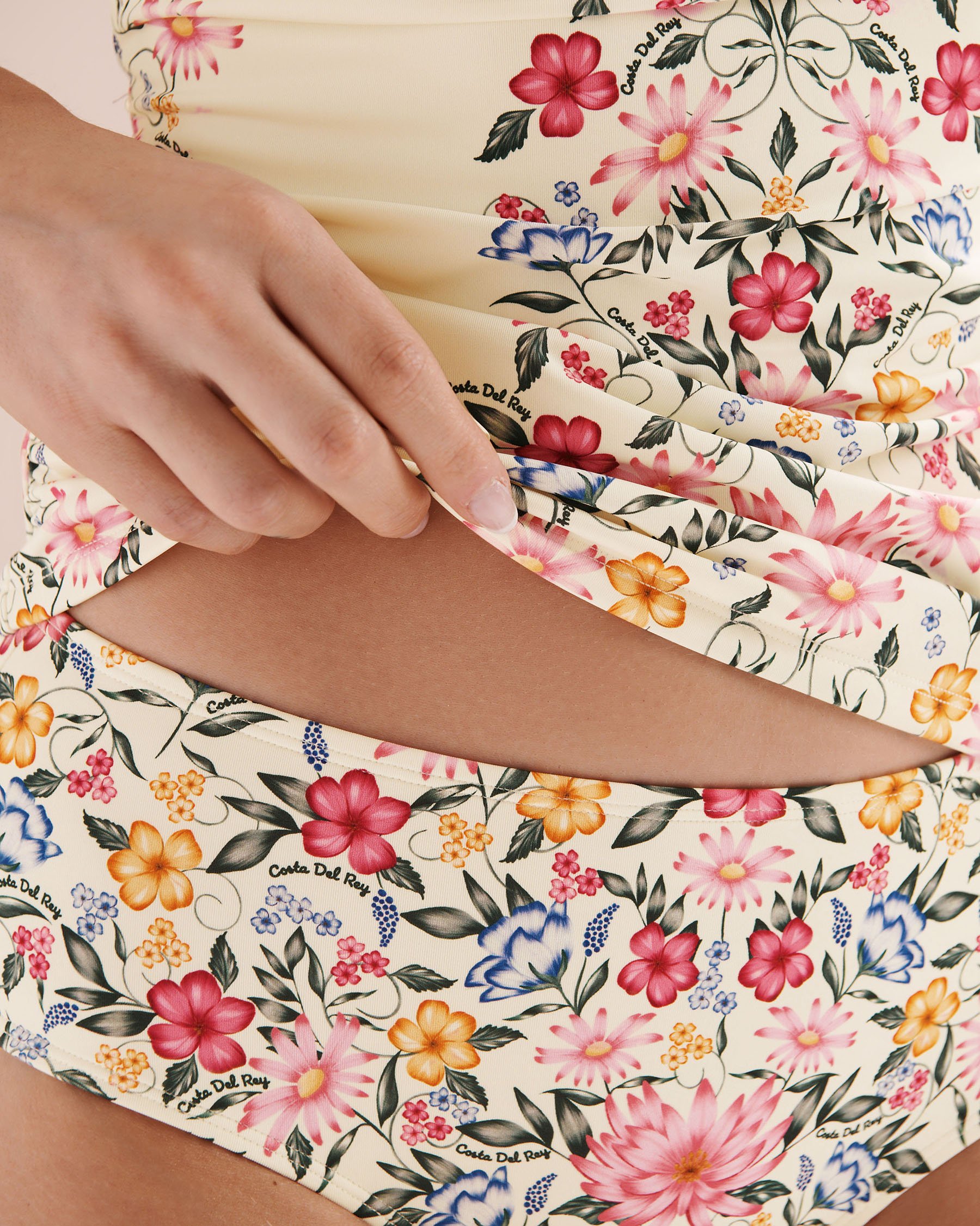 COSTA DEL REY Haut tankini floral Beige 01100543 - View4