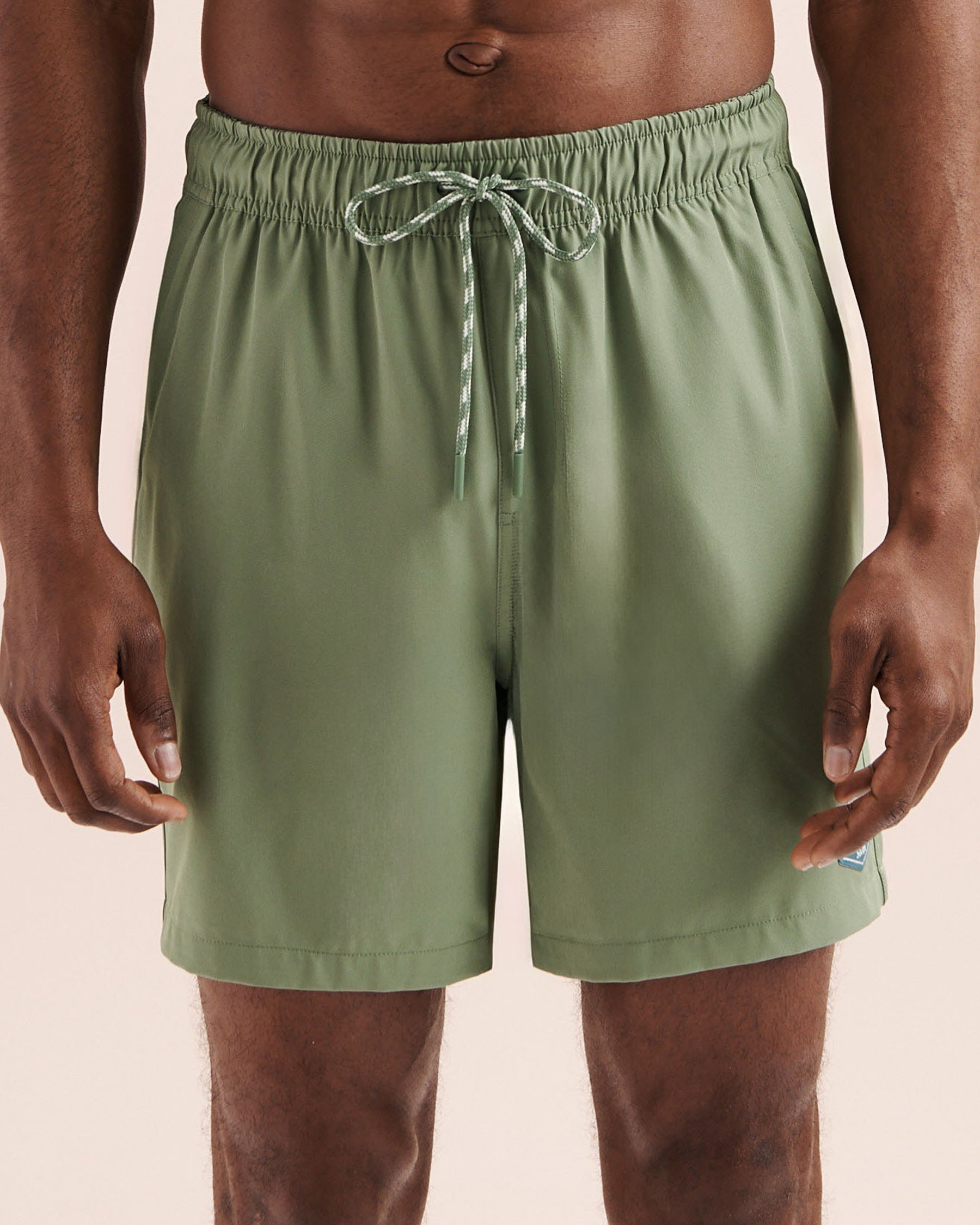 SHORELINE SEVEN Long Liner 6'' Volley Swimsuit Green 03100077 - View1