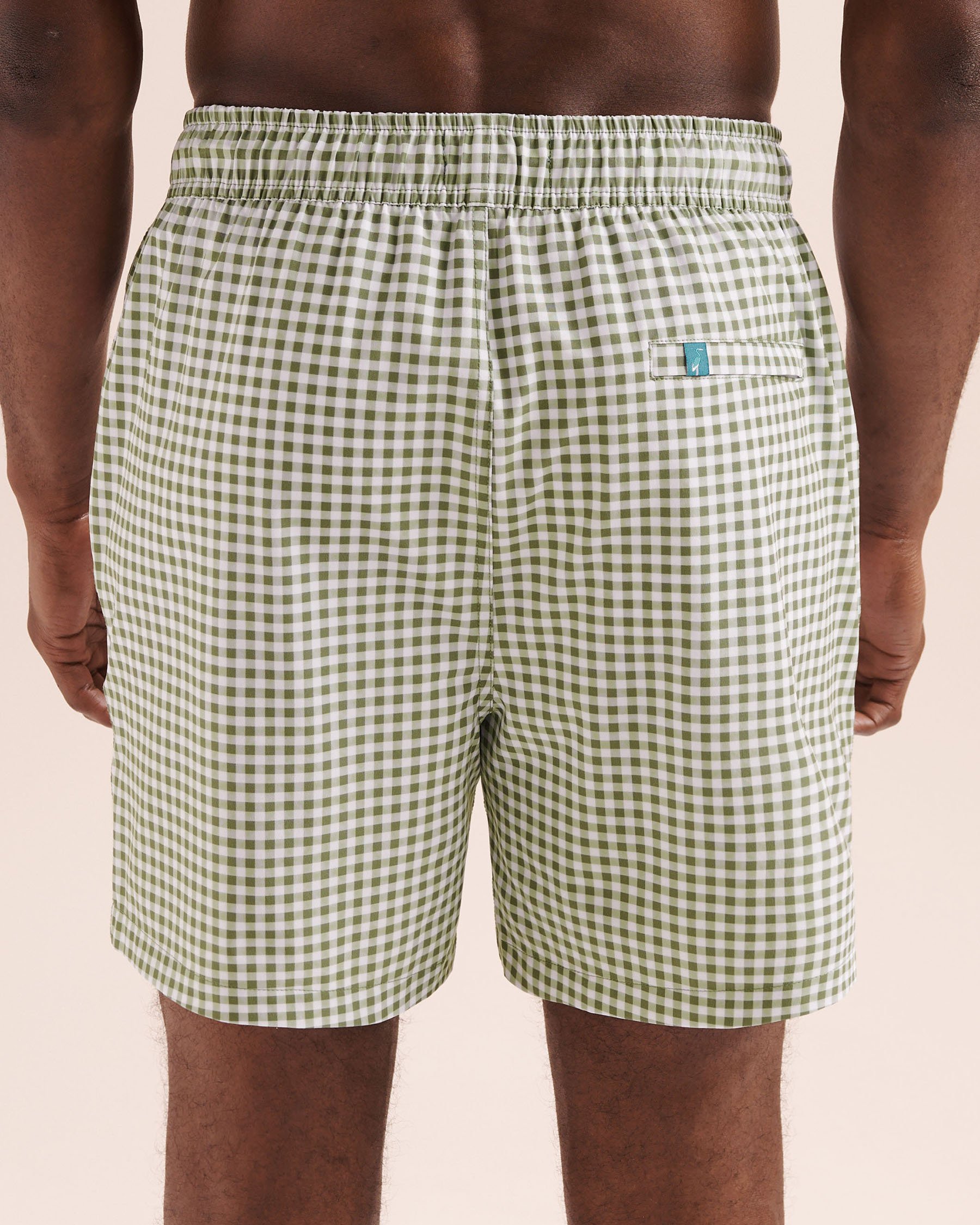 SHORELINE SEVEN Long Liner 6'' Volley Swimsuit Green 03100077 - View2