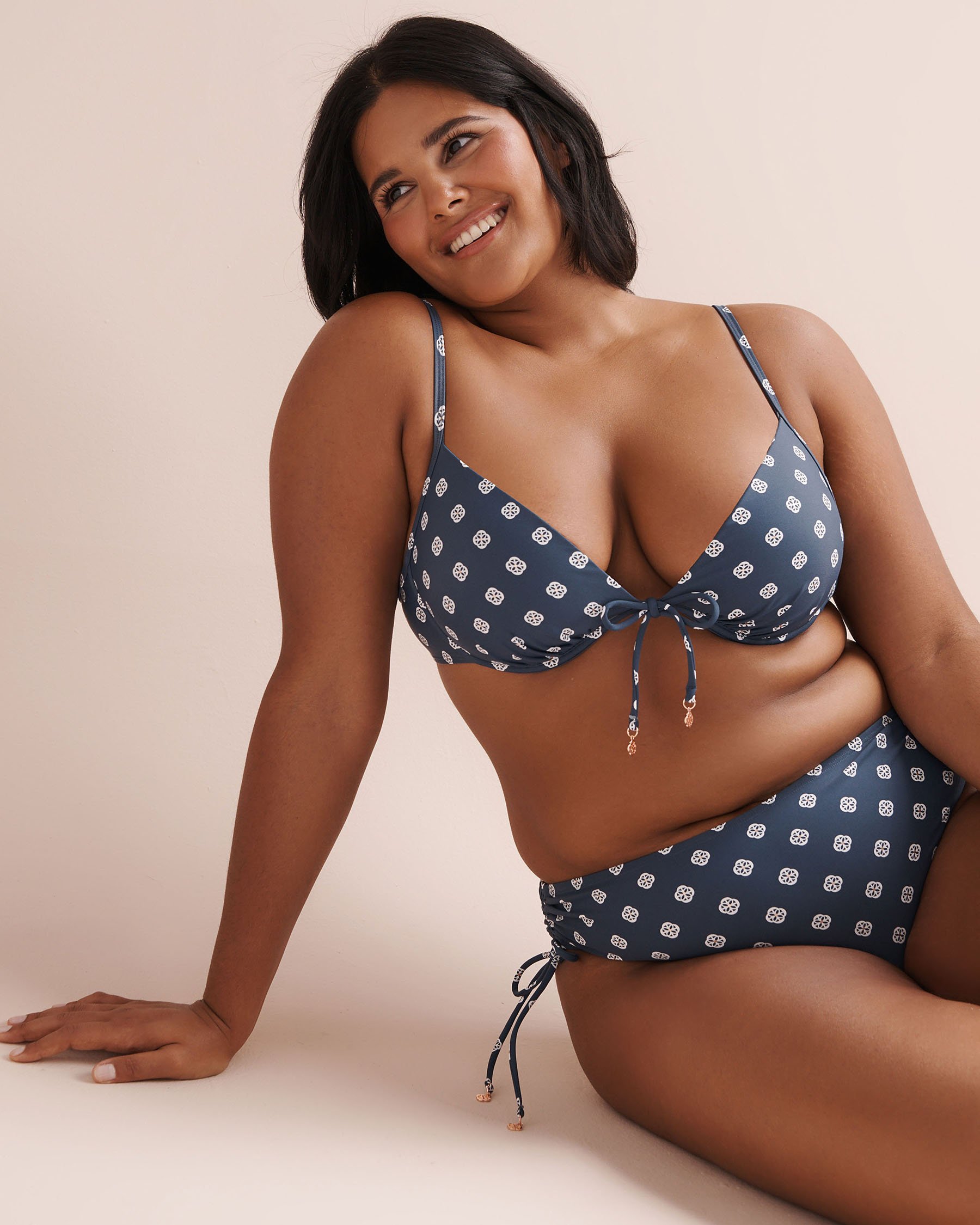 TURQUOISE COUTURE Haut de bikini push-up signature Bleu 01100533 - Voir12