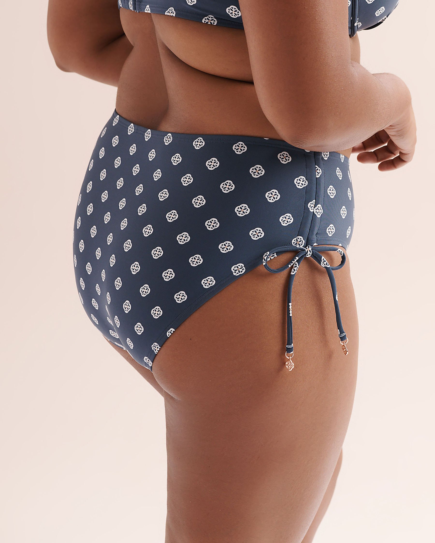 TURQUOISE COUTURE Bas de bikini noué signature Bleu 01300563 - Voir6