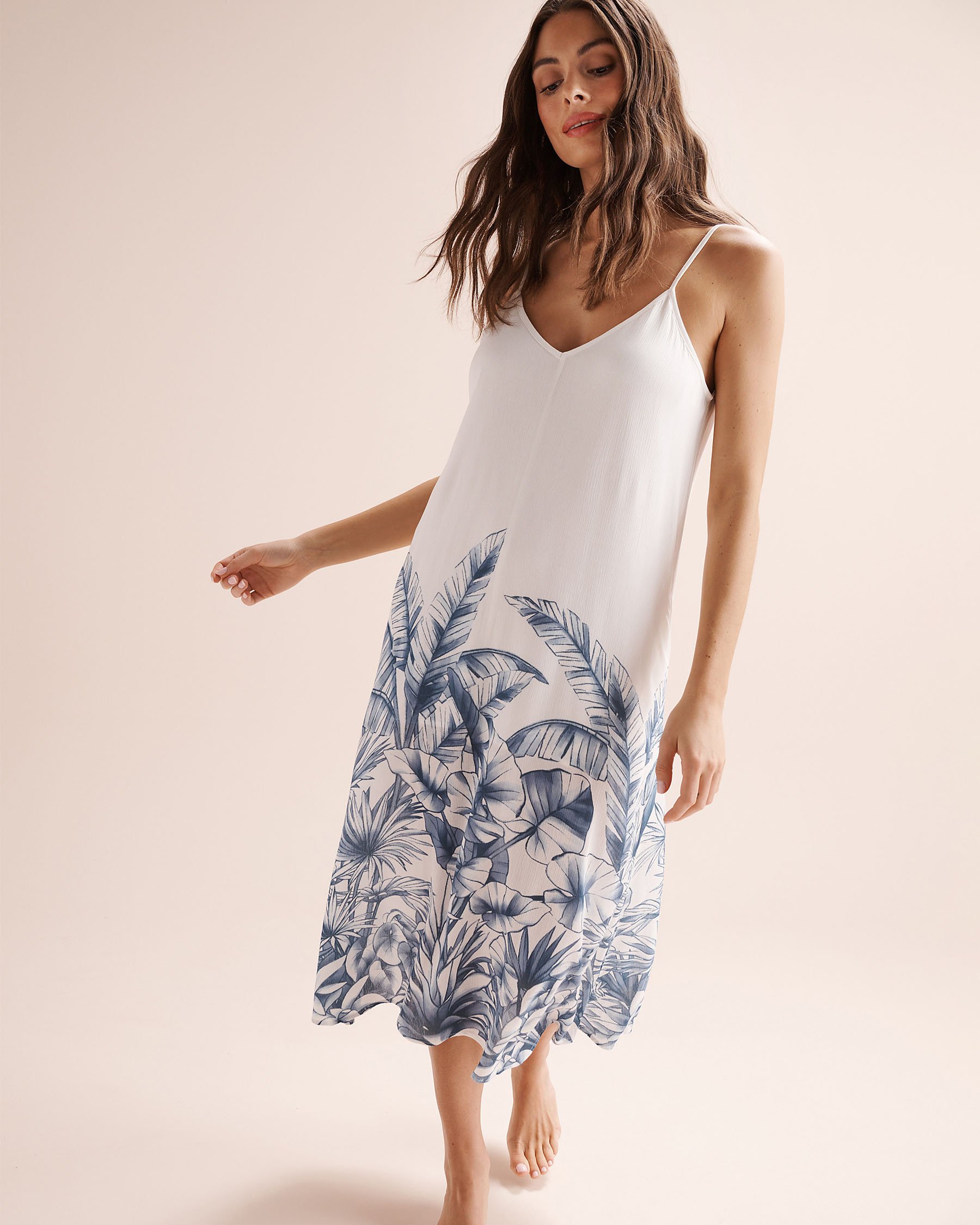 TURQUOISE COUTURE Robe midi texturée Blanc 02300193 - Voir4