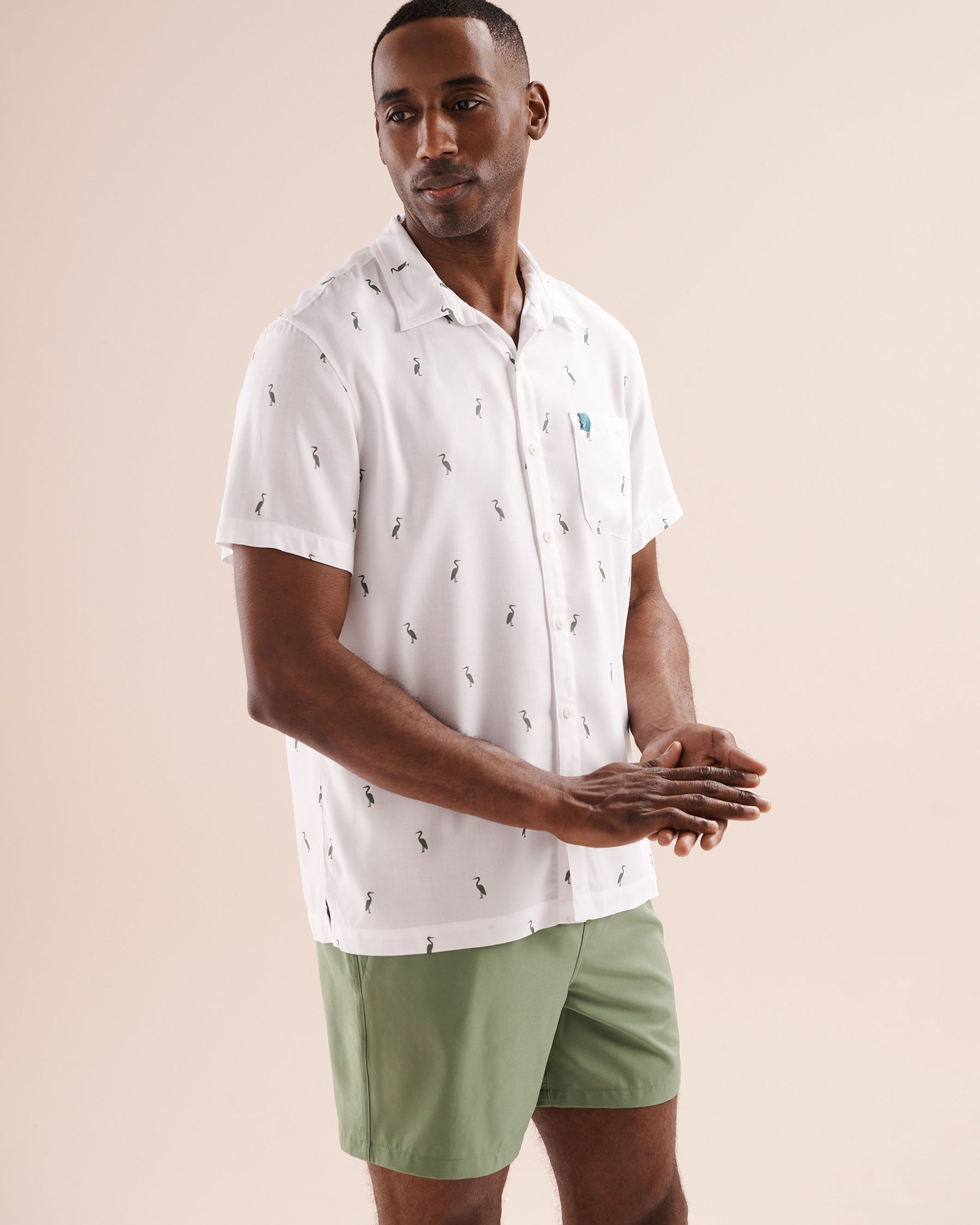 SHORELINE SEVEN Short Sleeves Shirt White 04100060 - View1