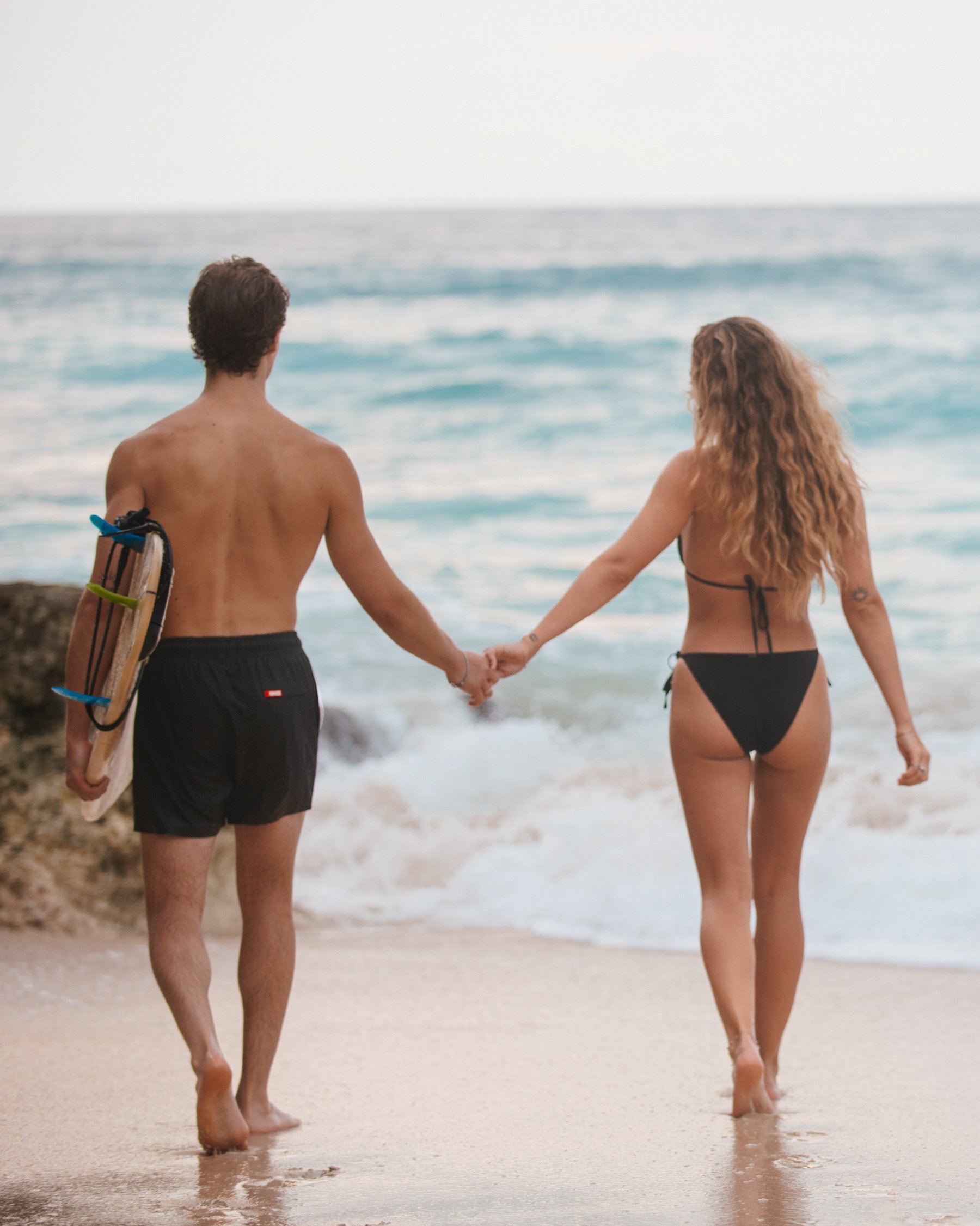 HAMABE Volley Swimsuit with Long Liner Black 03100052 - View2