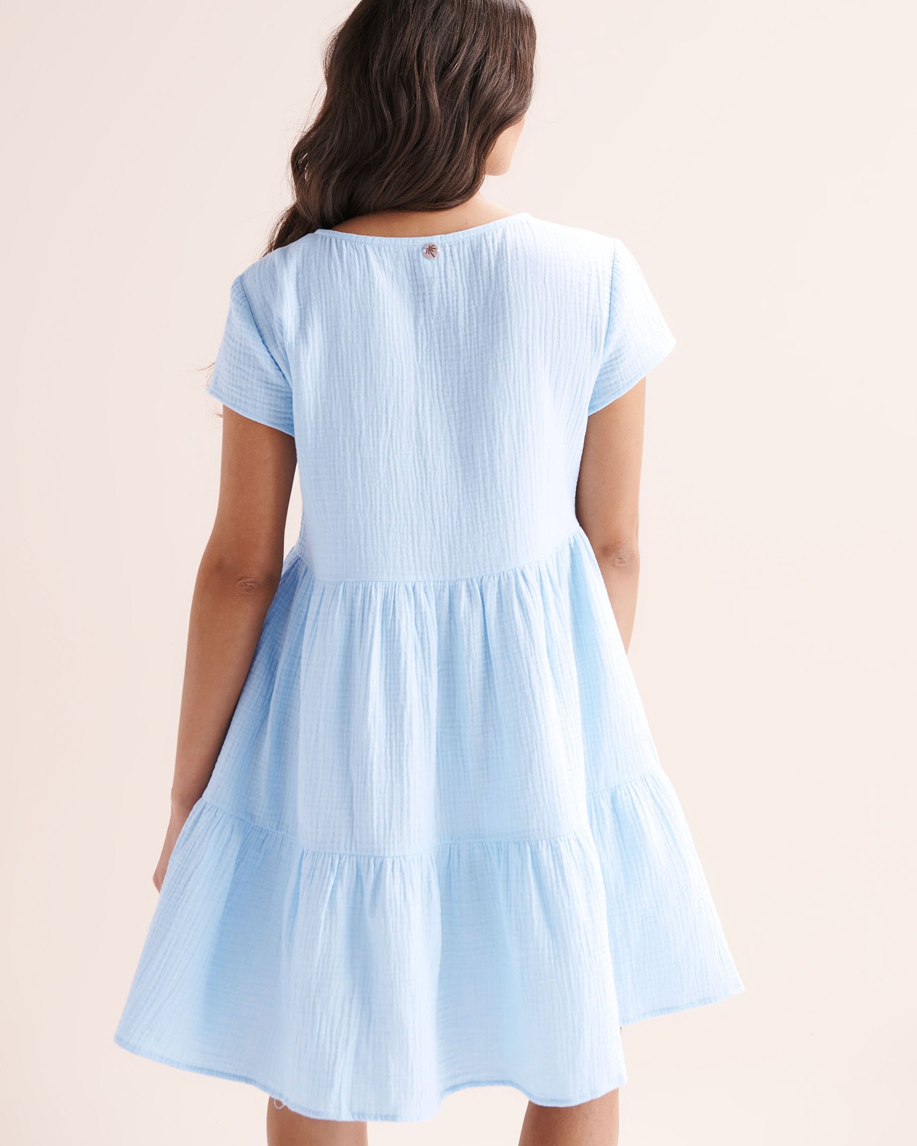 OFF THE BEACH Robe à effet froissé Bleu 02300191 - View2