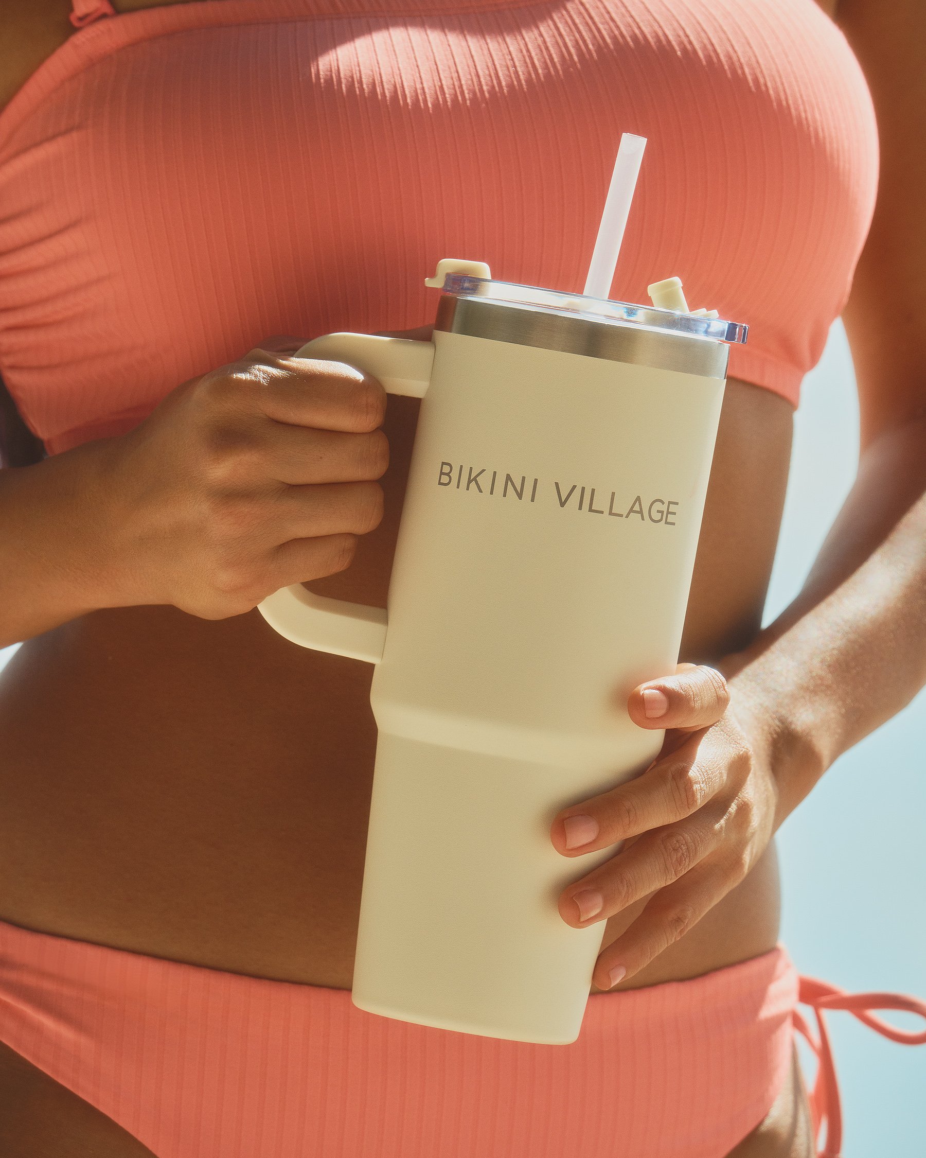 MY BIKINI STORY Stainless Steel Tumbler White  Cream 09200012 - View3