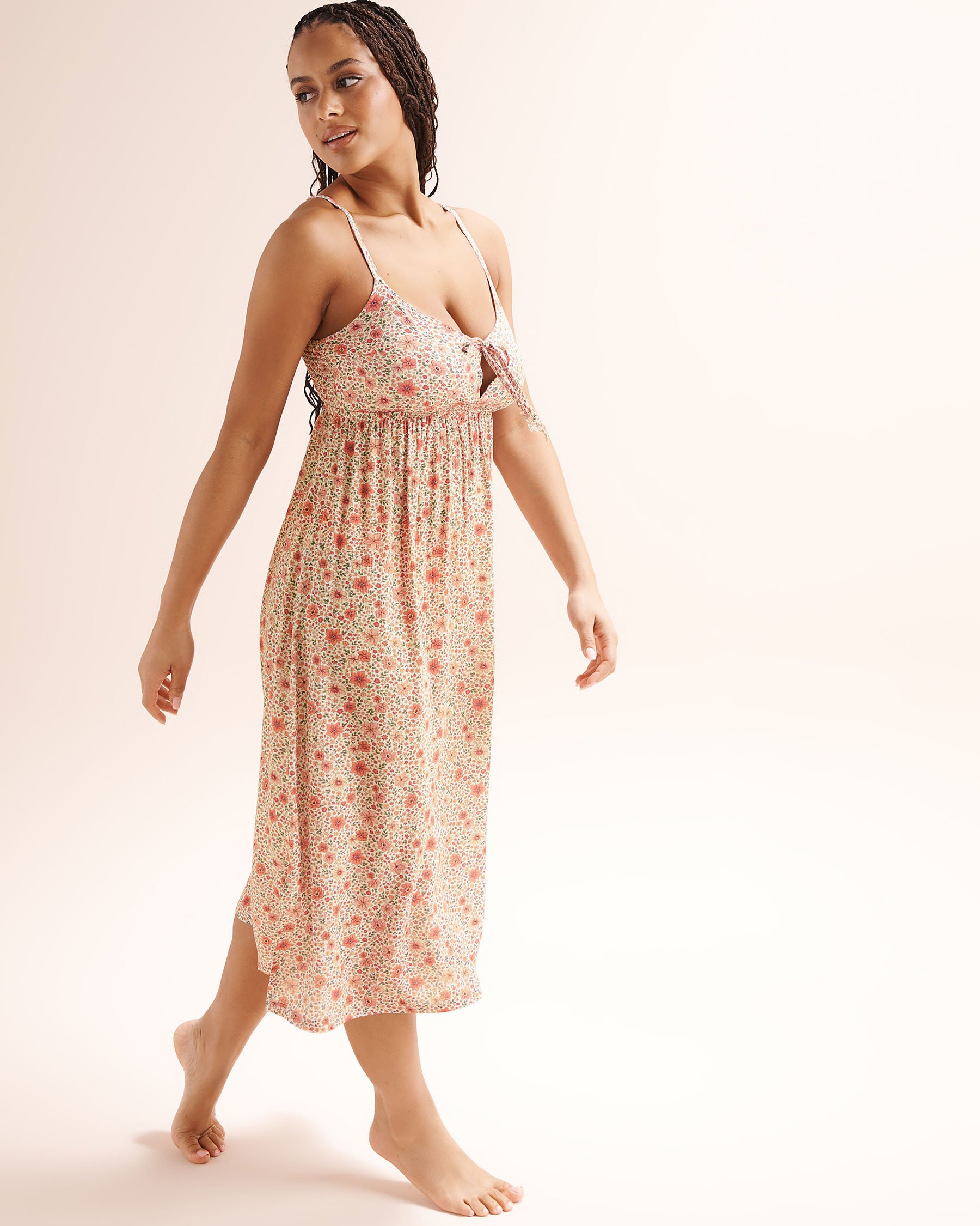MY BIKINI STORY Floral Long Dress White 02300199 - View8