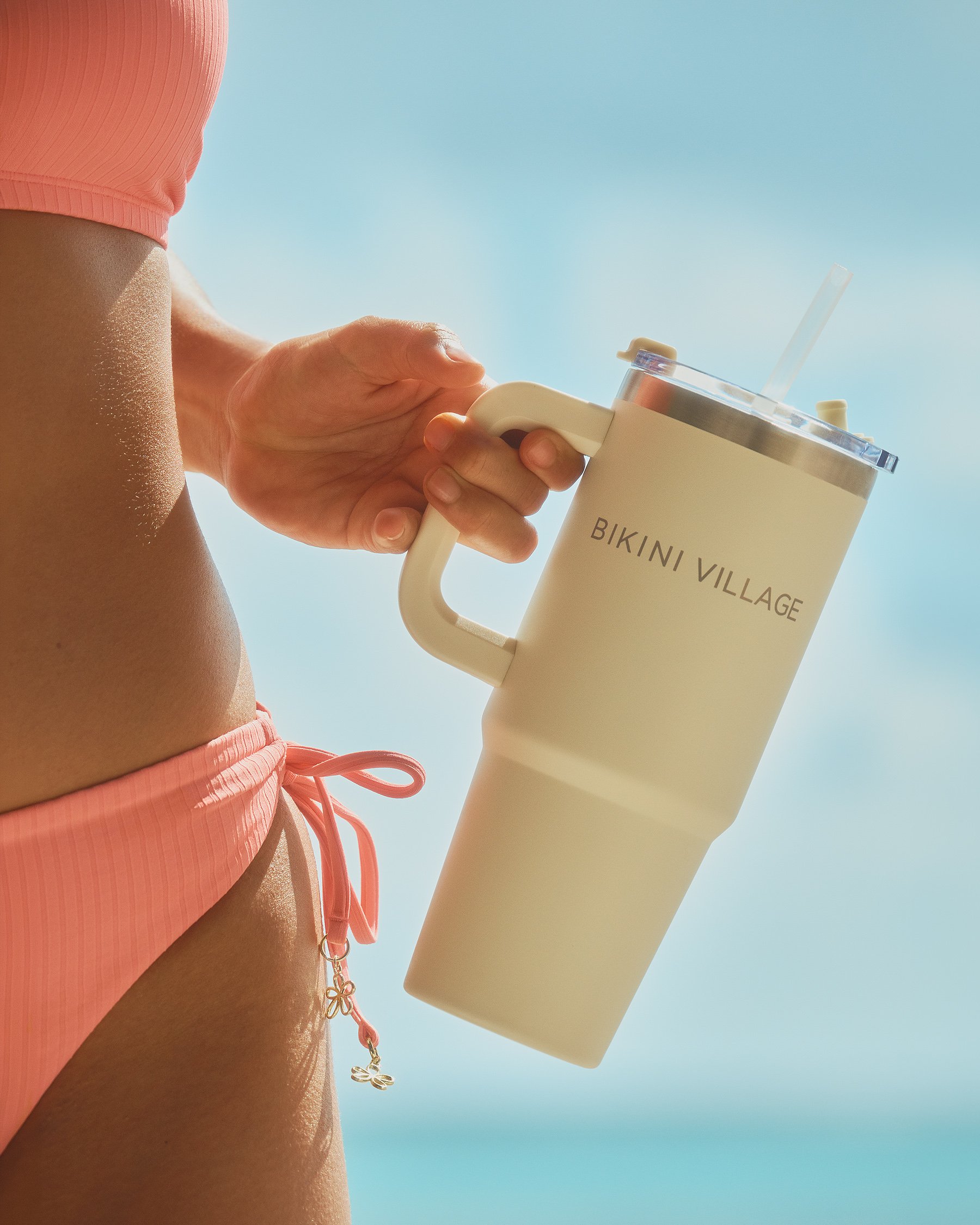 MY BIKINI STORY Stainless Steel Tumbler White  Cream 09200012 - View2