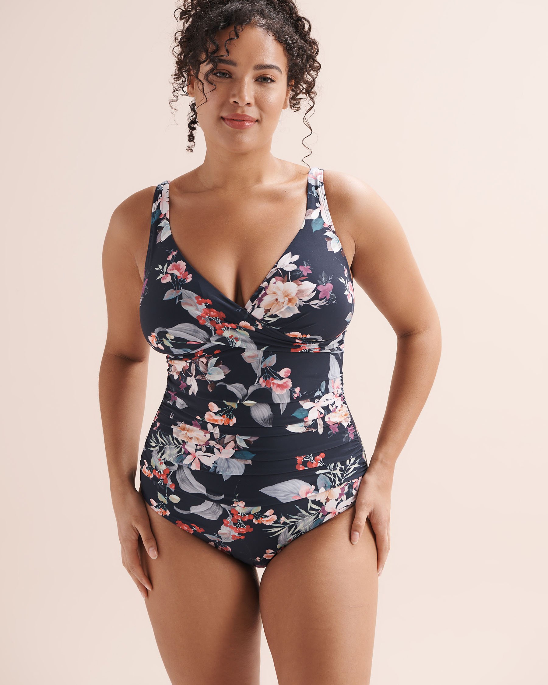 ARTESANDS AD Meloria Delacroix D-G One-Piece Swimsuit Navy Blue AT1720AM - View1