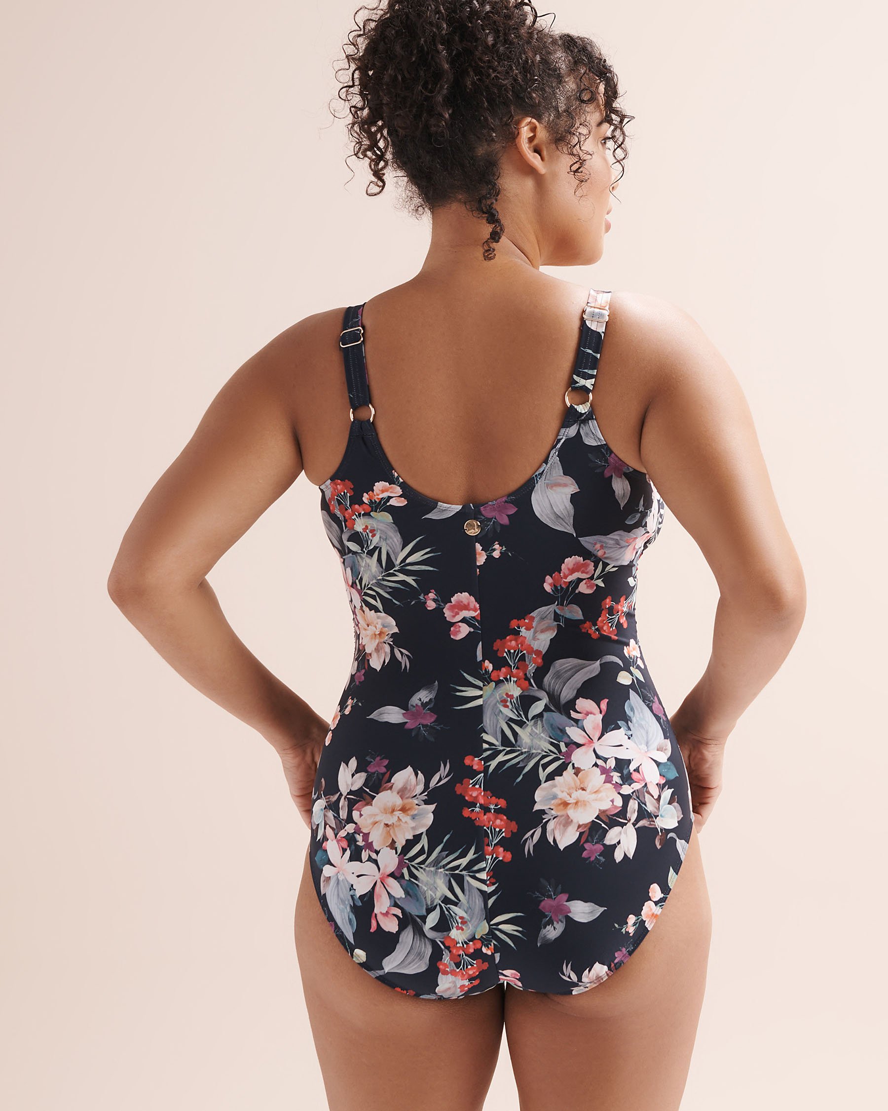 ARTESANDS AD Meloria Delacroix D-G One-Piece Swimsuit Navy Blue AT1720AM - View2