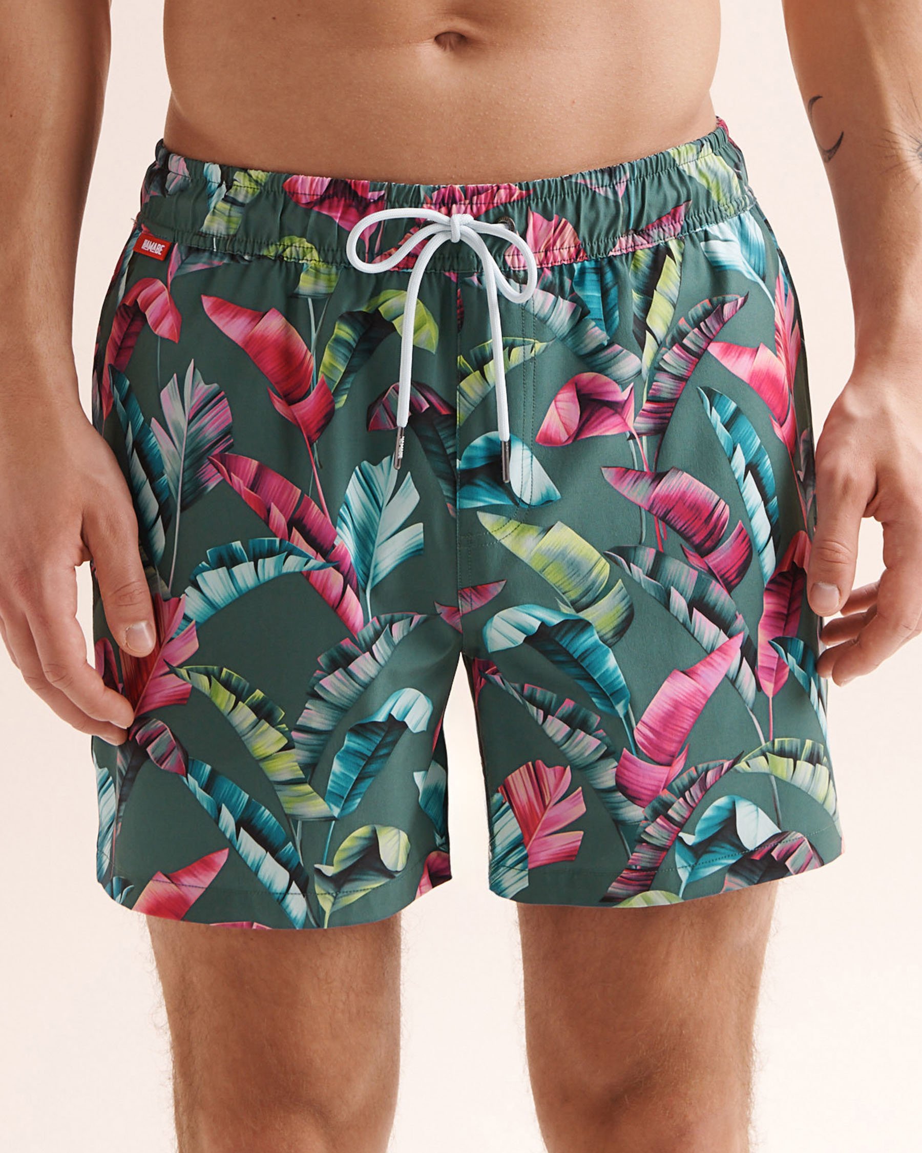 HAMABE Compression Liner Volley Swimsuit Deep Green 03100080 - View1