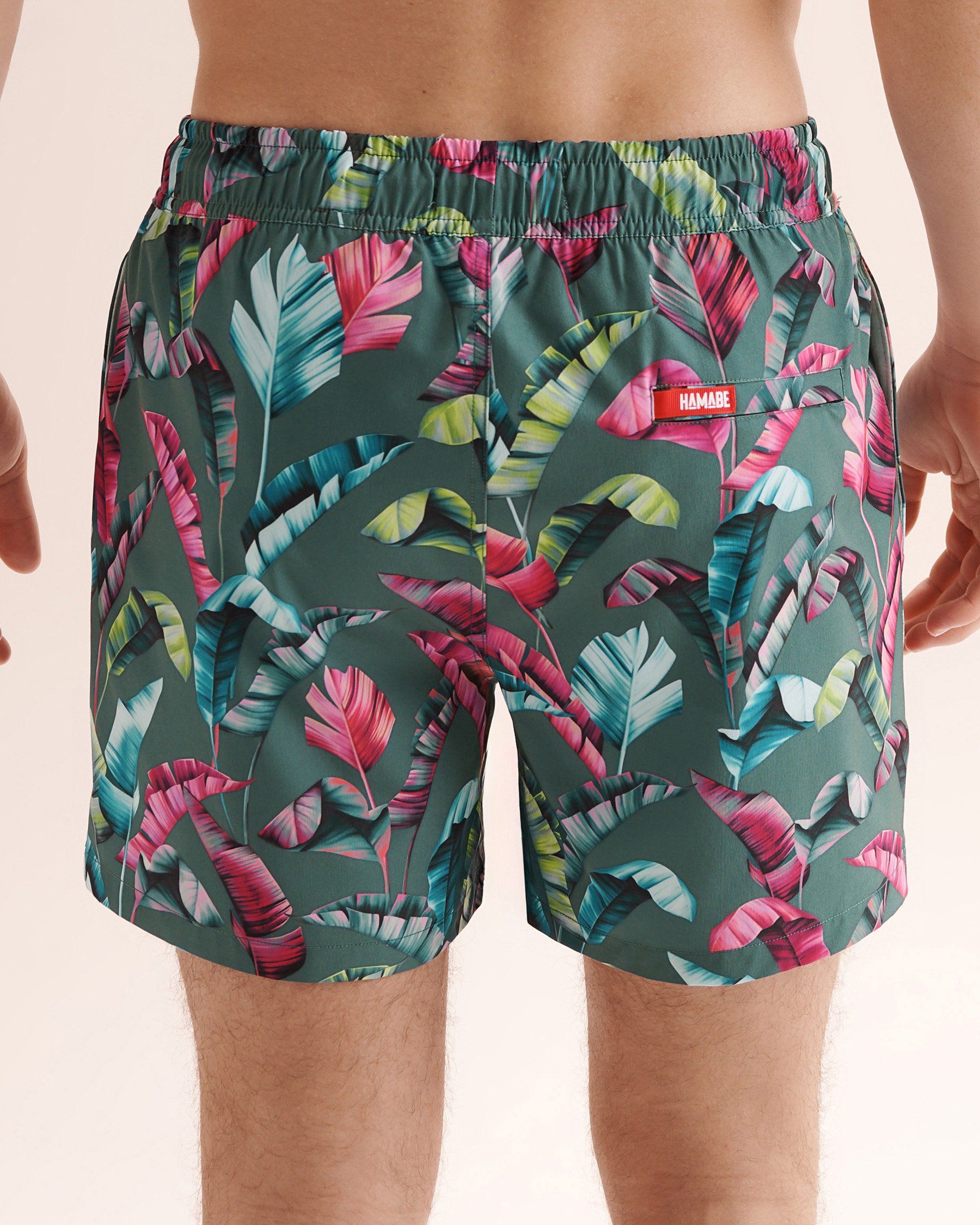 HAMABE Compression Liner Volley Swimsuit Deep Green 03100080 - View2
