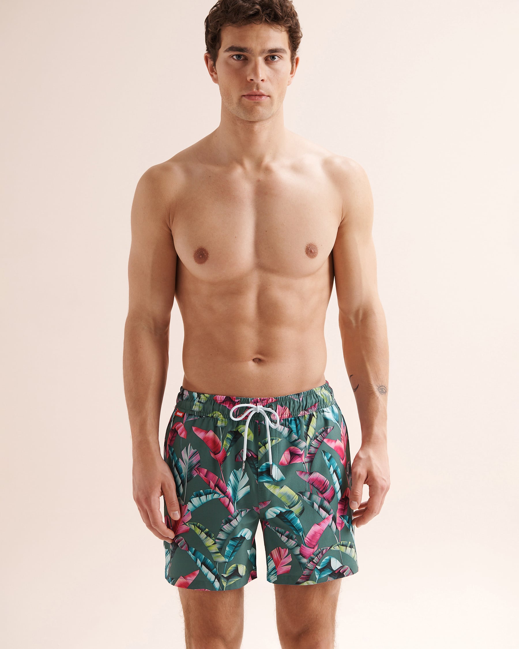 HAMABE Compression Liner Volley Swimsuit Deep Green 03100080 - View6