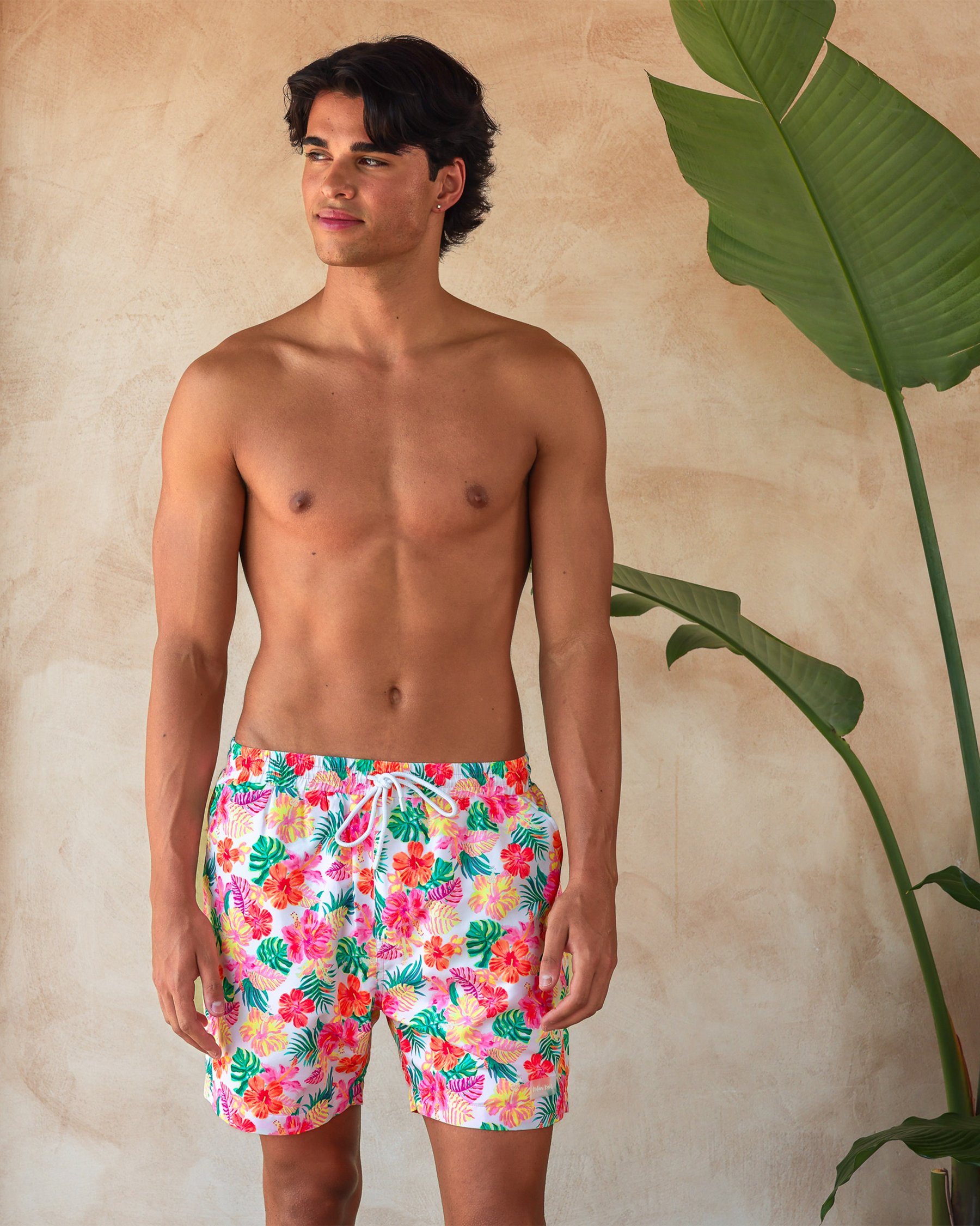 KULANI KINIS Maillot volley Island Escape Blanc TRUNK110ISES - View1