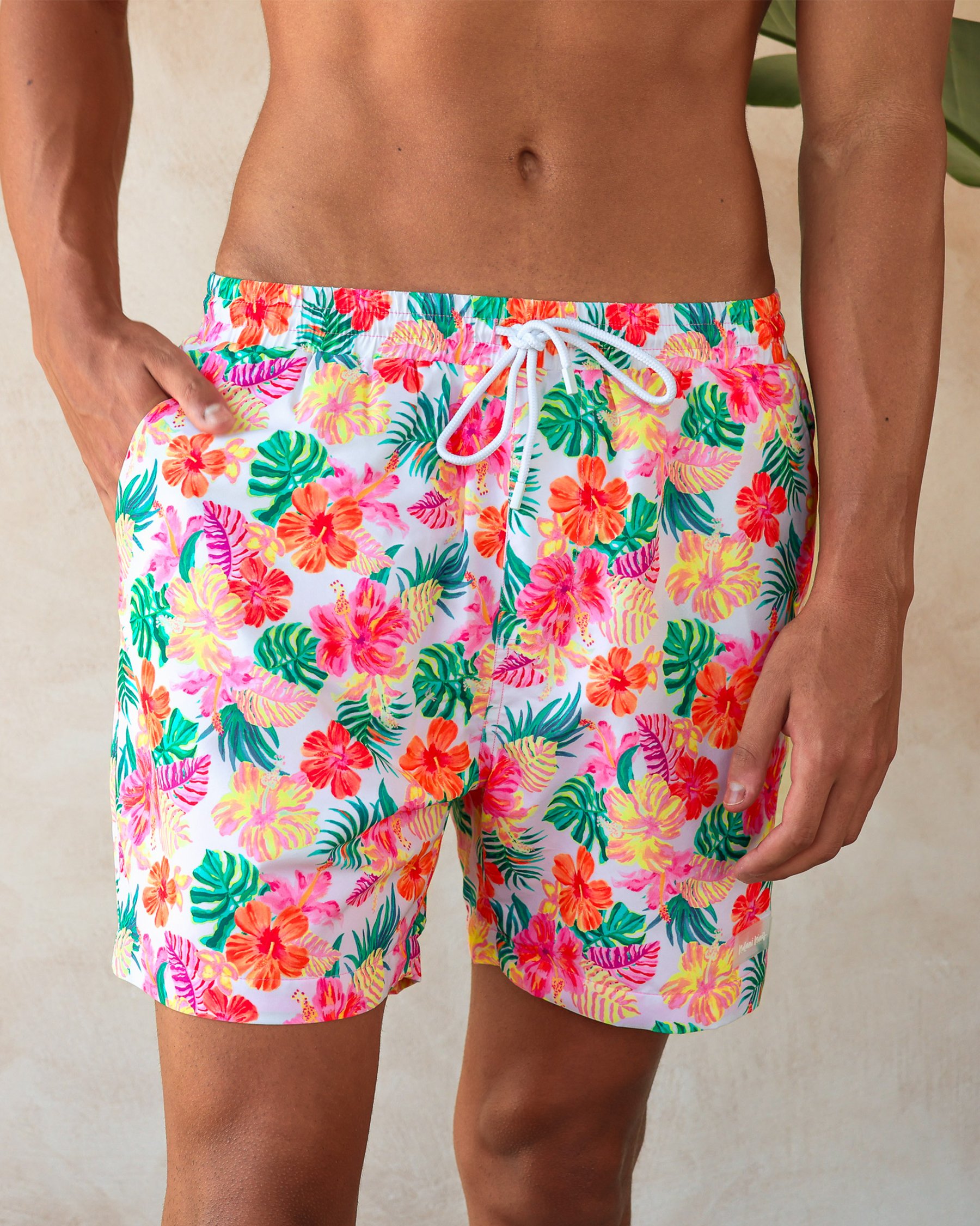 KULANI KINIS Maillot volley Island Escape Blanc TRUNK110ISES - View2