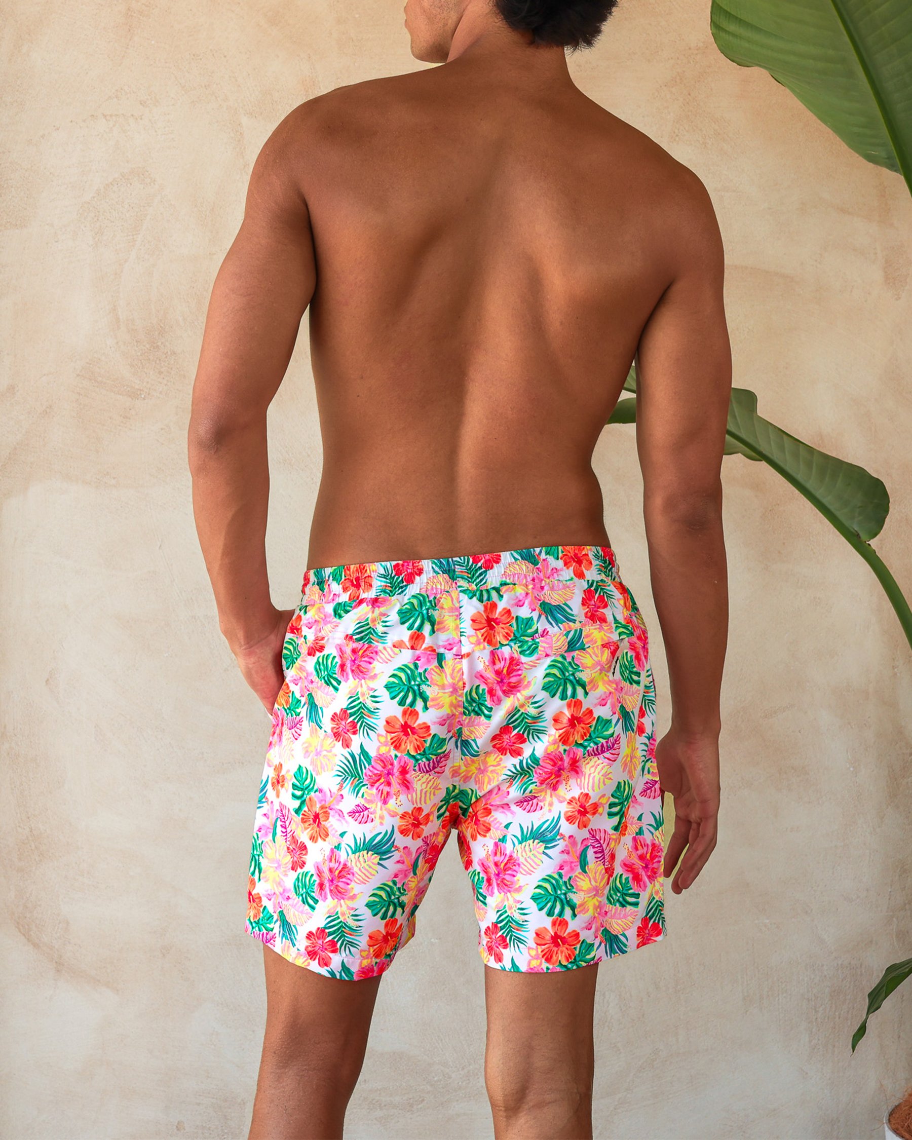 KULANI KINIS Maillot volley Island Escape Blanc TRUNK110ISES - View3