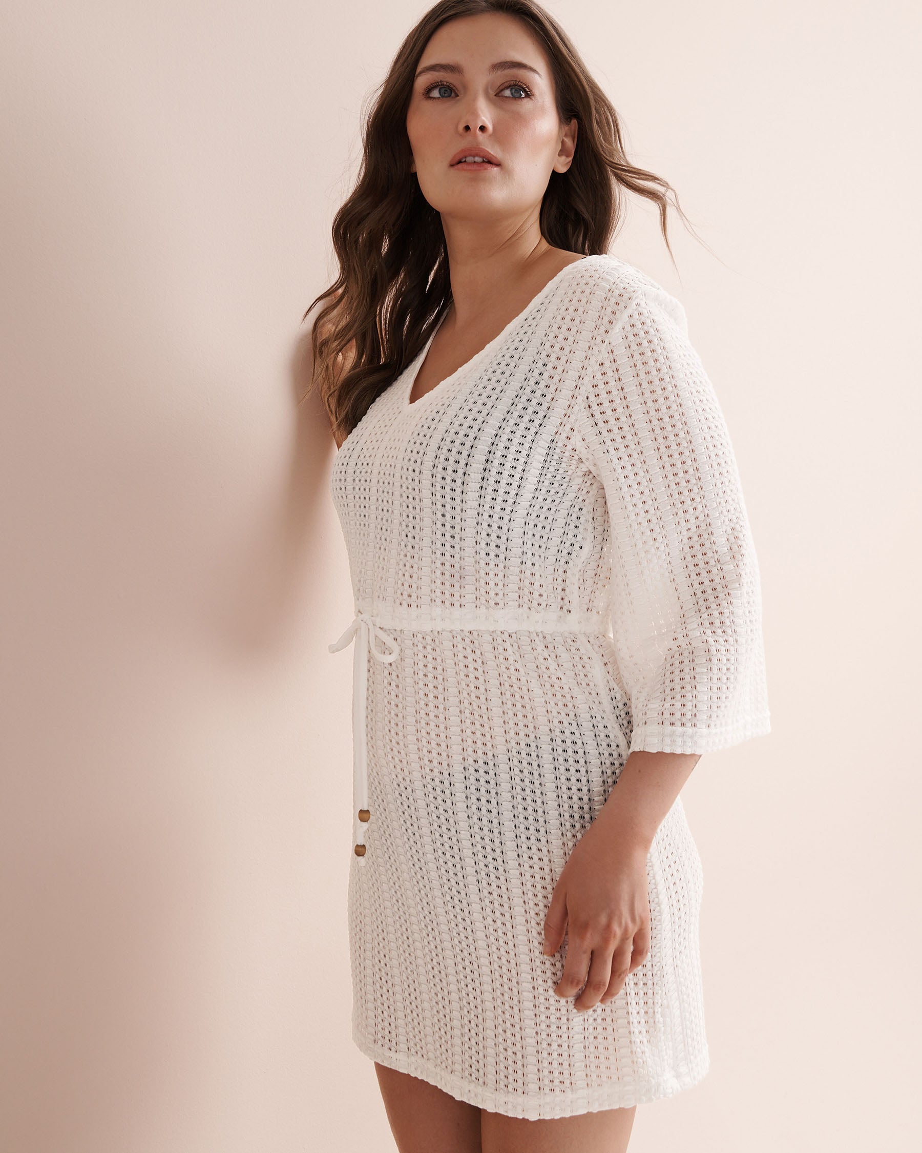 OFF THE BEACH Crochet Tunic White 02400066 - View4