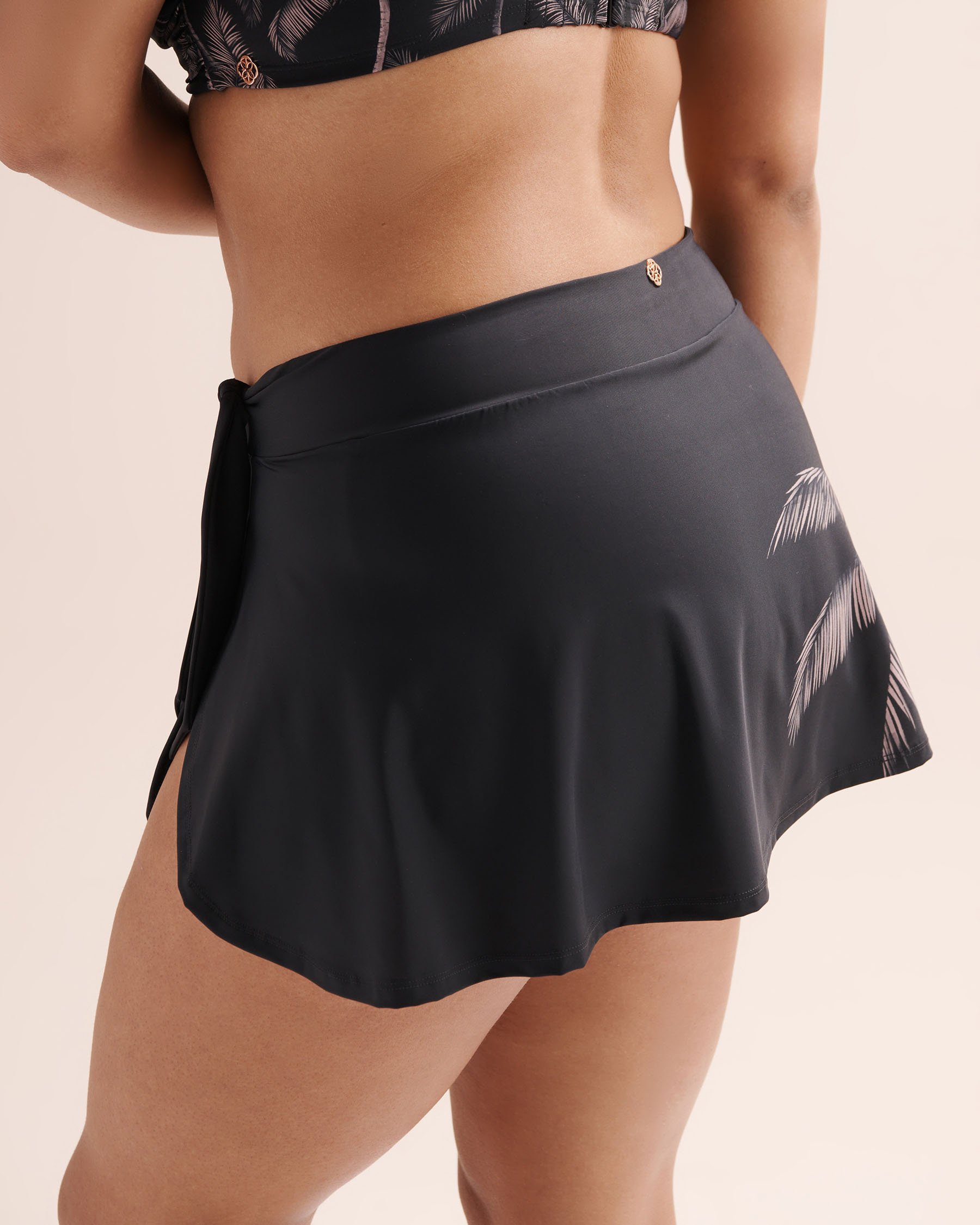 TURQUOISE COUTURE Jupe-bikini taille haute gainante Noir 01300582 - Voir3