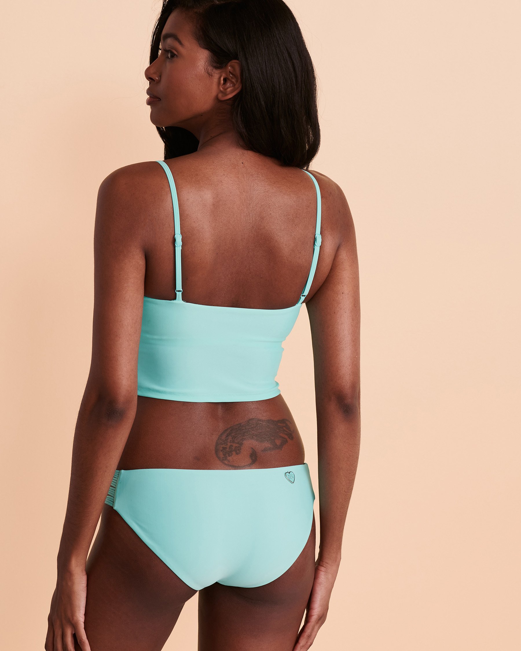 BODY GLOVE SMOOTHIES Norah Crop Cami Bikini Top Aqua 39506167 - View2