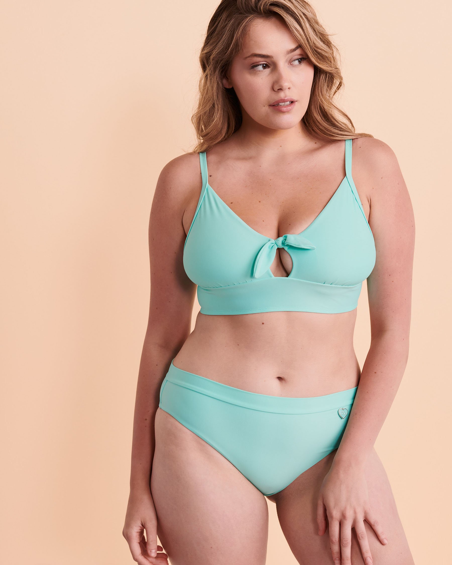 BODY GLOVE SMOOTHIES Olivia D/DD/E Cup Bralette Bikini Top Aqua BV506217D - View1