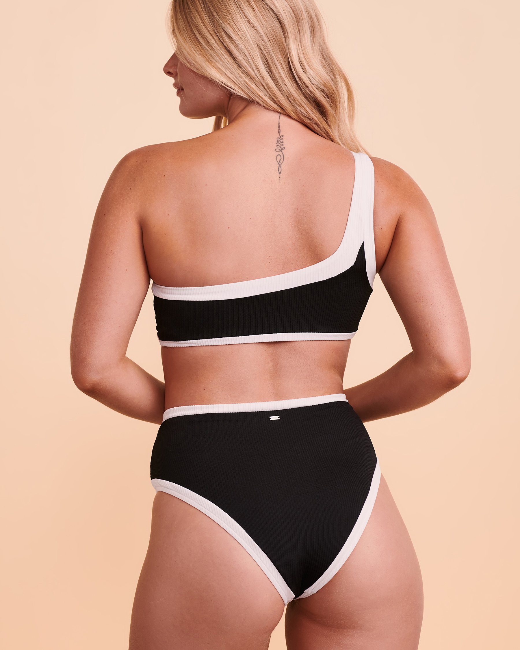 RIP CURL HAVANA One Shoulder Bikini Top Black GSIVF7 - View2