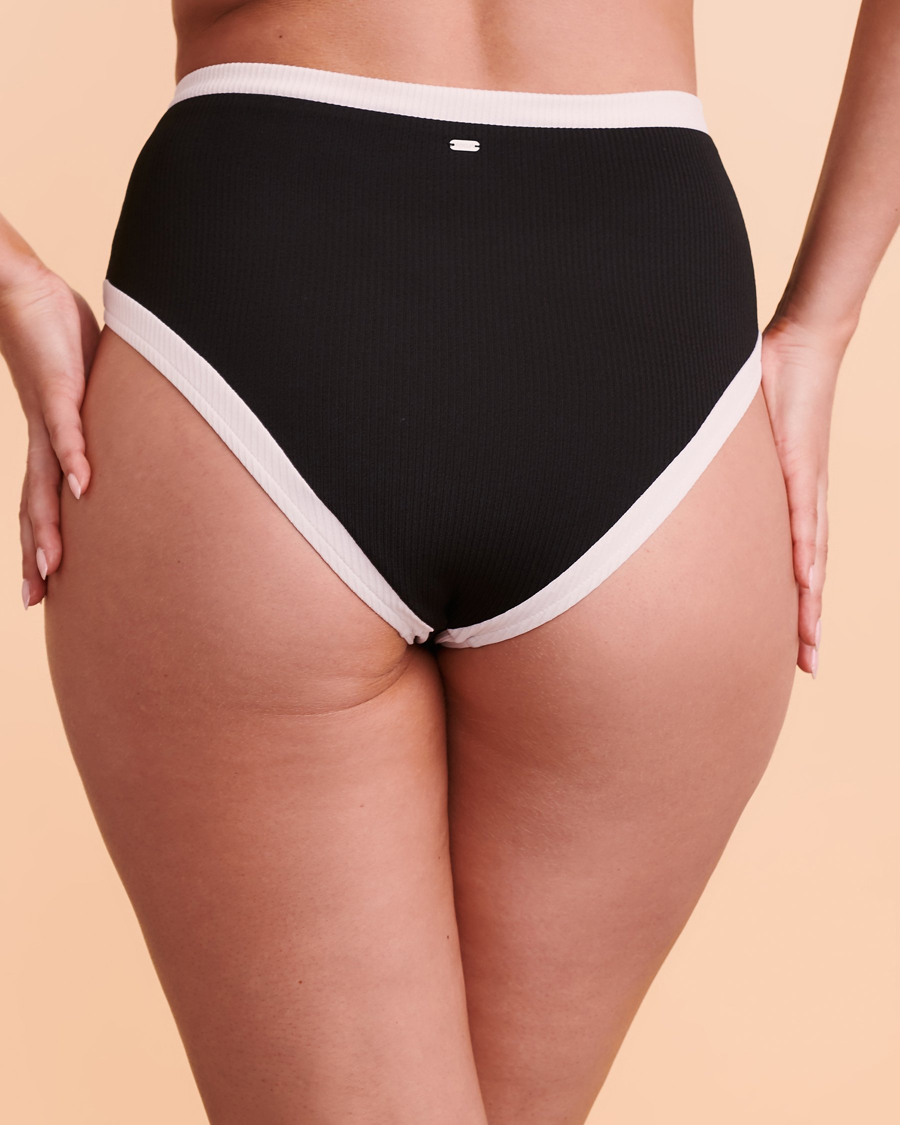 RIP CURL Bas de bikini taille haute HAVANA Noir GSIVG7 - View2