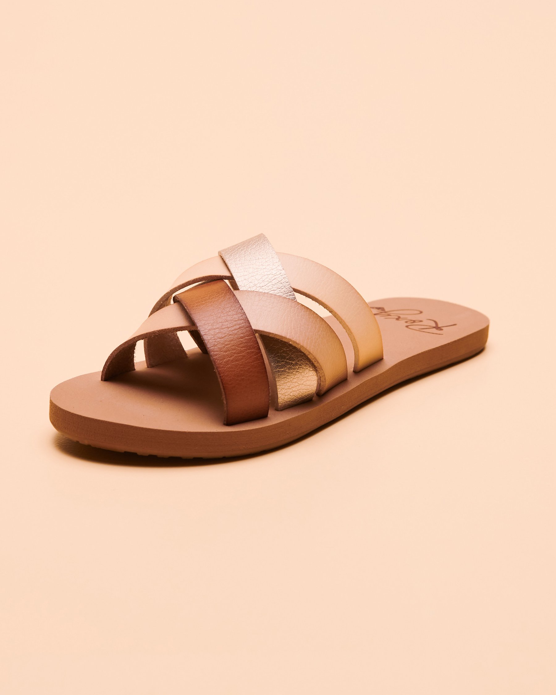 ROXY RHEA Multi Straps Slide Natural ARJL101029 - View1