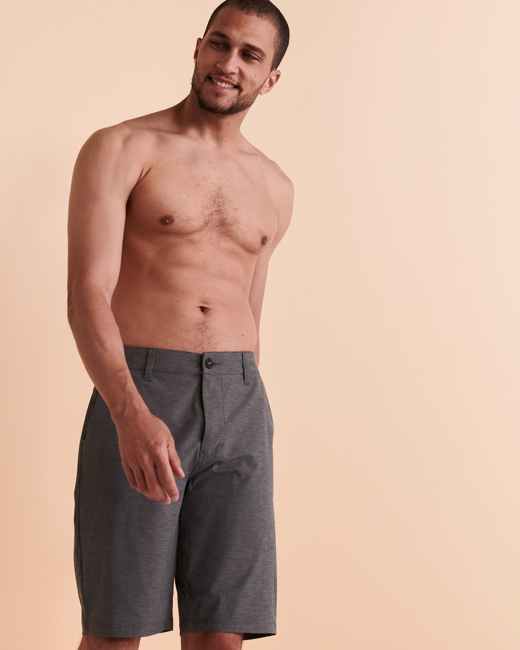 RIP CURL Short hybride BOARDWALK PHASE Gris foncé CWABK9 - View5
