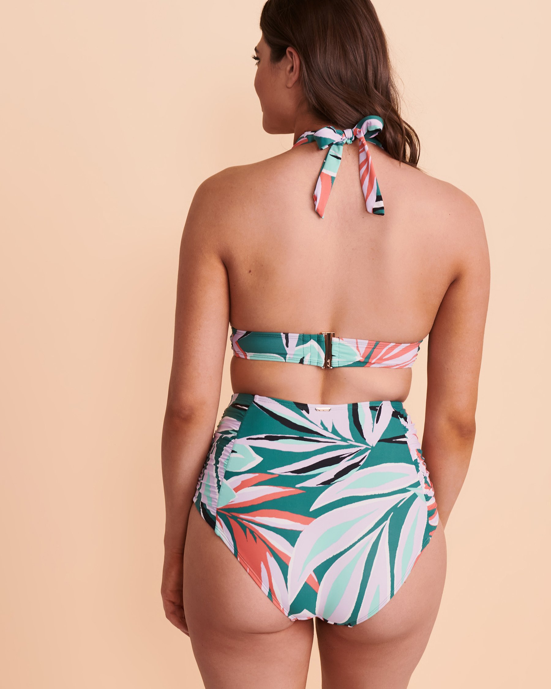 ANNE COLE Haut de bikini licou Marilyn ZESTY TROPICAL Imprimé tropical 22MT11216 - View2
