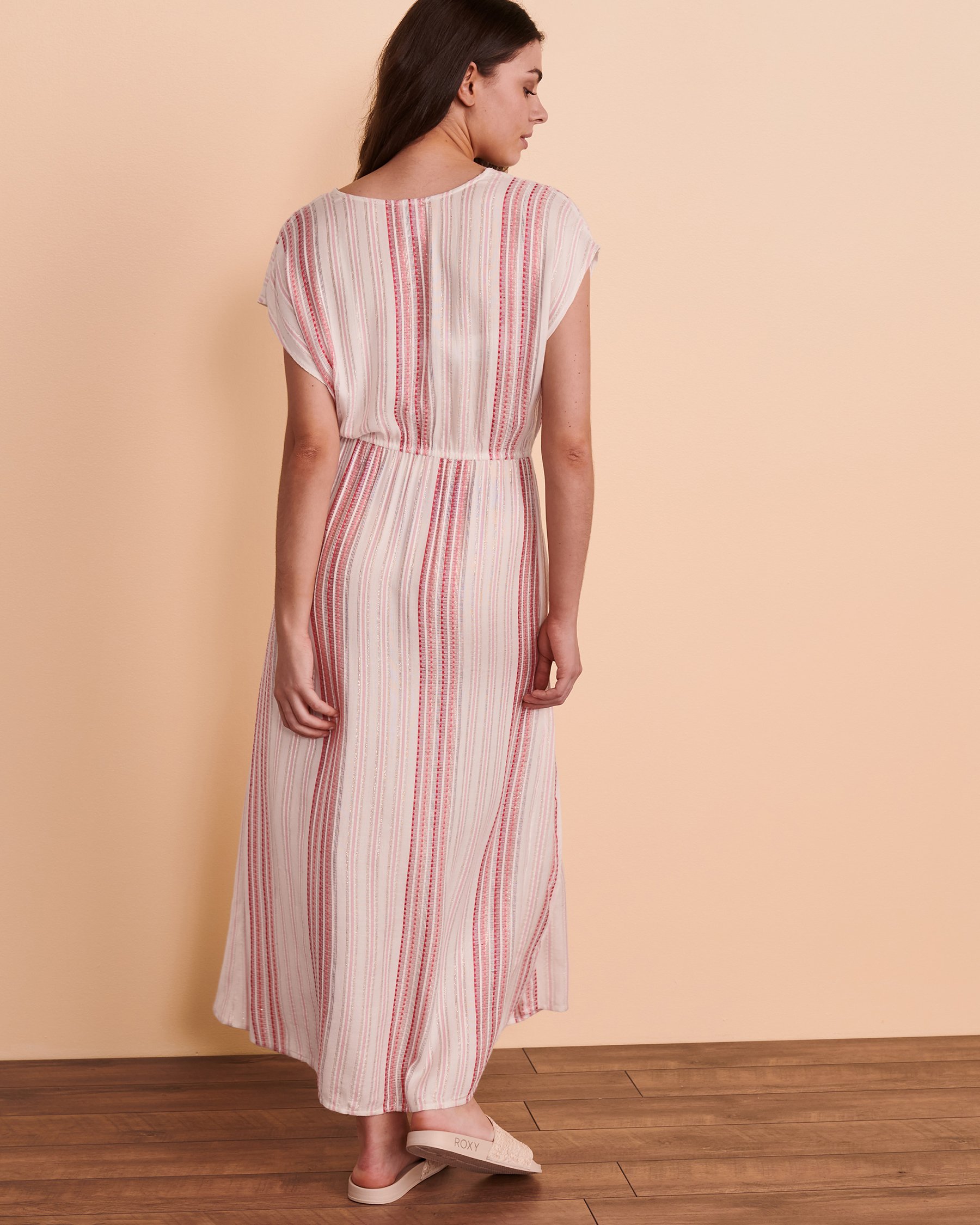 COVER ME Robe maxi effet croisé Rayures 22023220 - Voir2