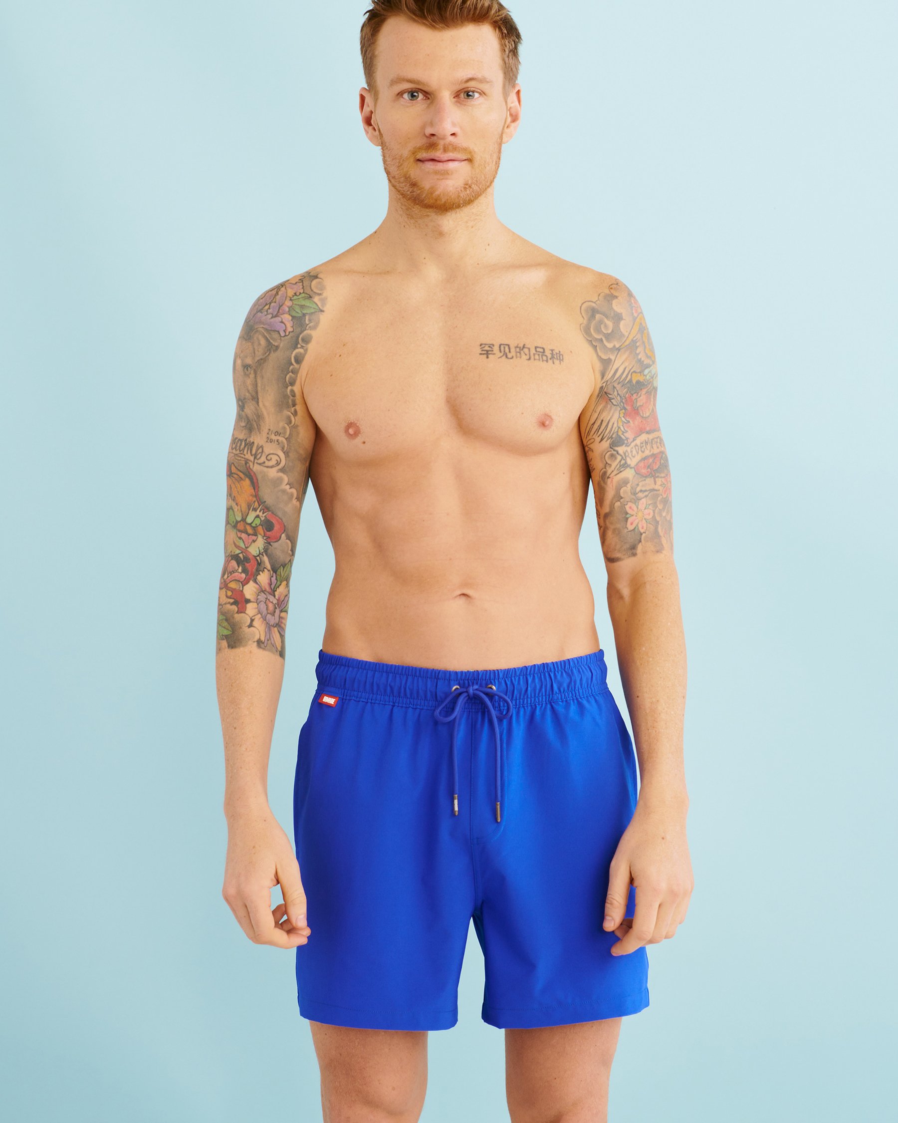 HAMABE Maillot volley Bleu 03100002 - Voir6