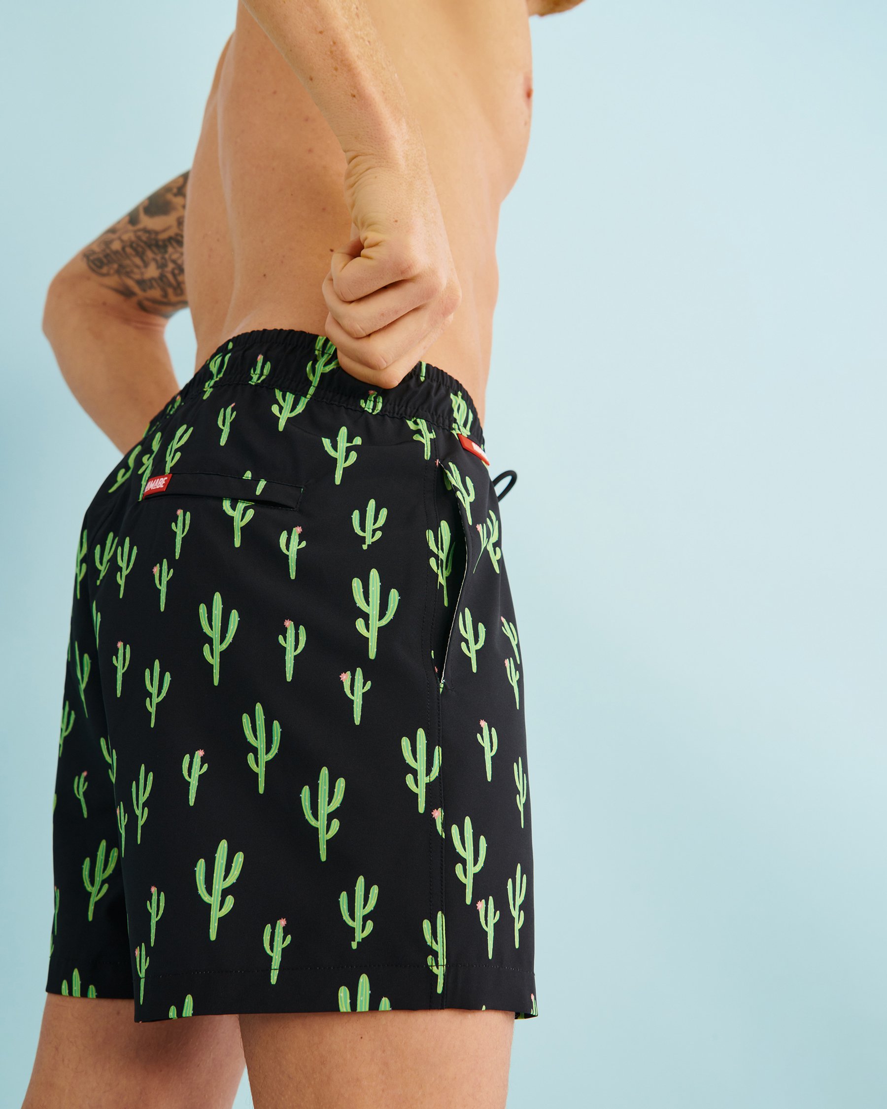 HAMABE Volley Swimsuit Cactus 03100002 - View4