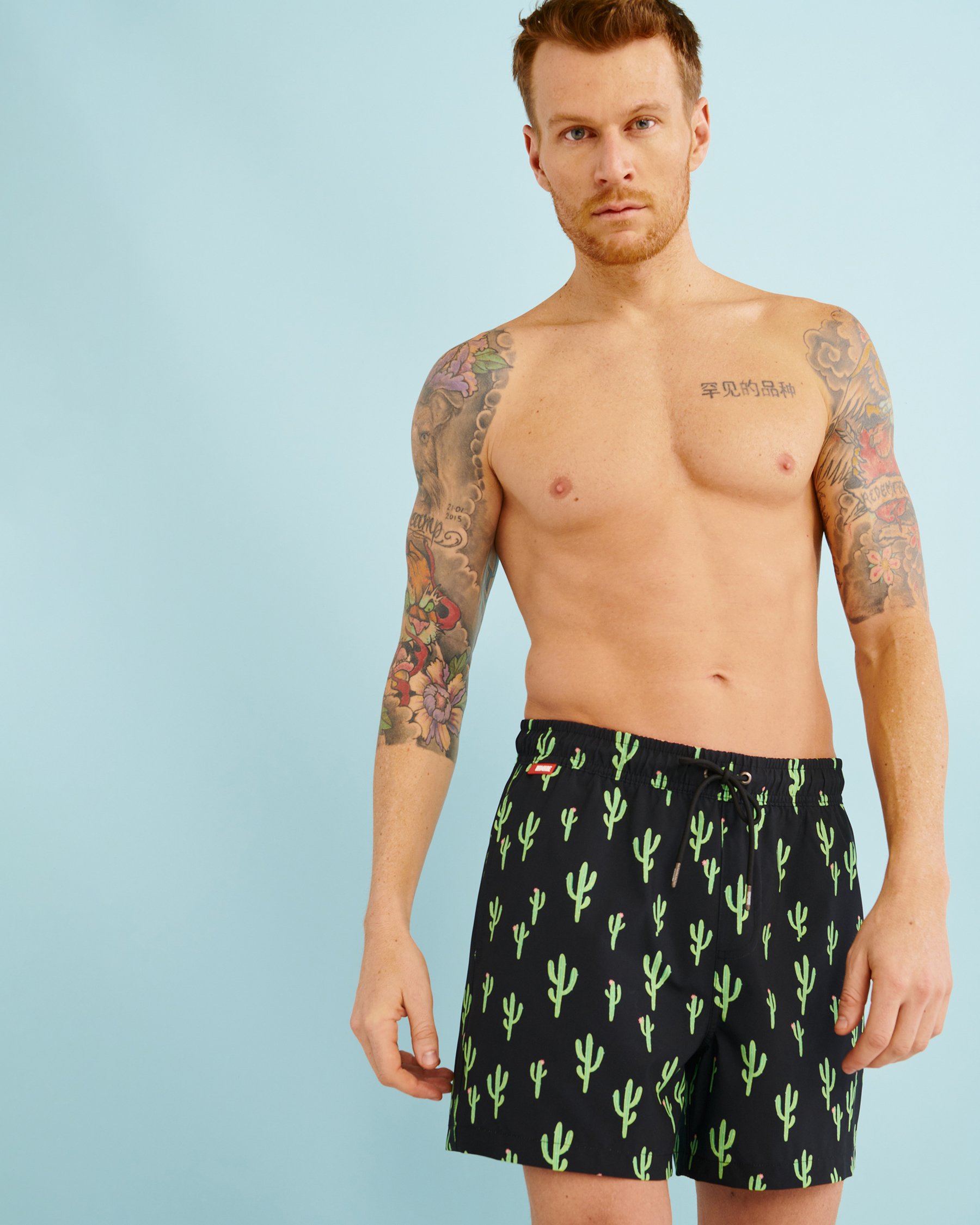 HAMABE Volley Swimsuit Cactus 03100002 - View5