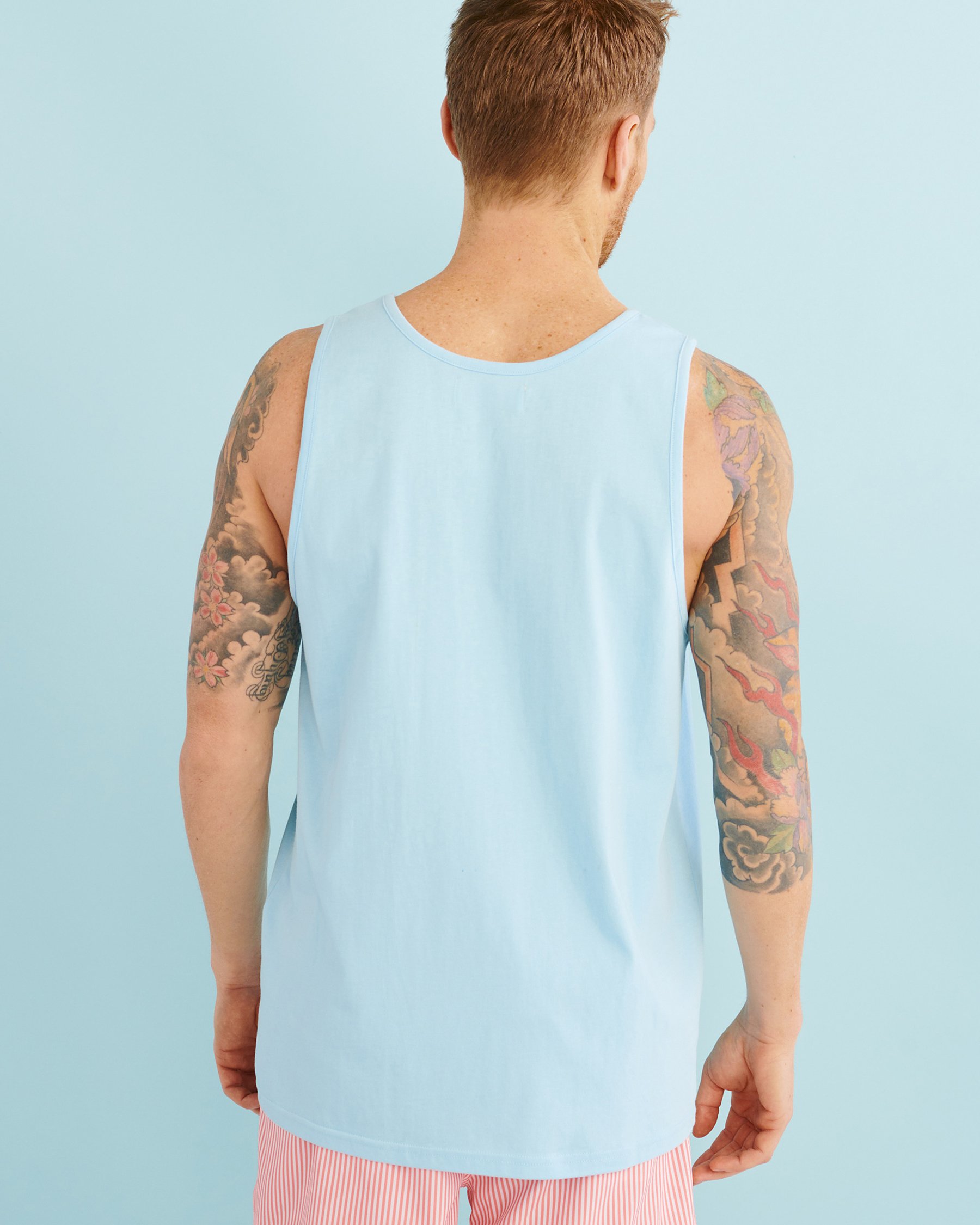 HAMABE Camisole encolure ronde Ciel bleu 04100003 - View2